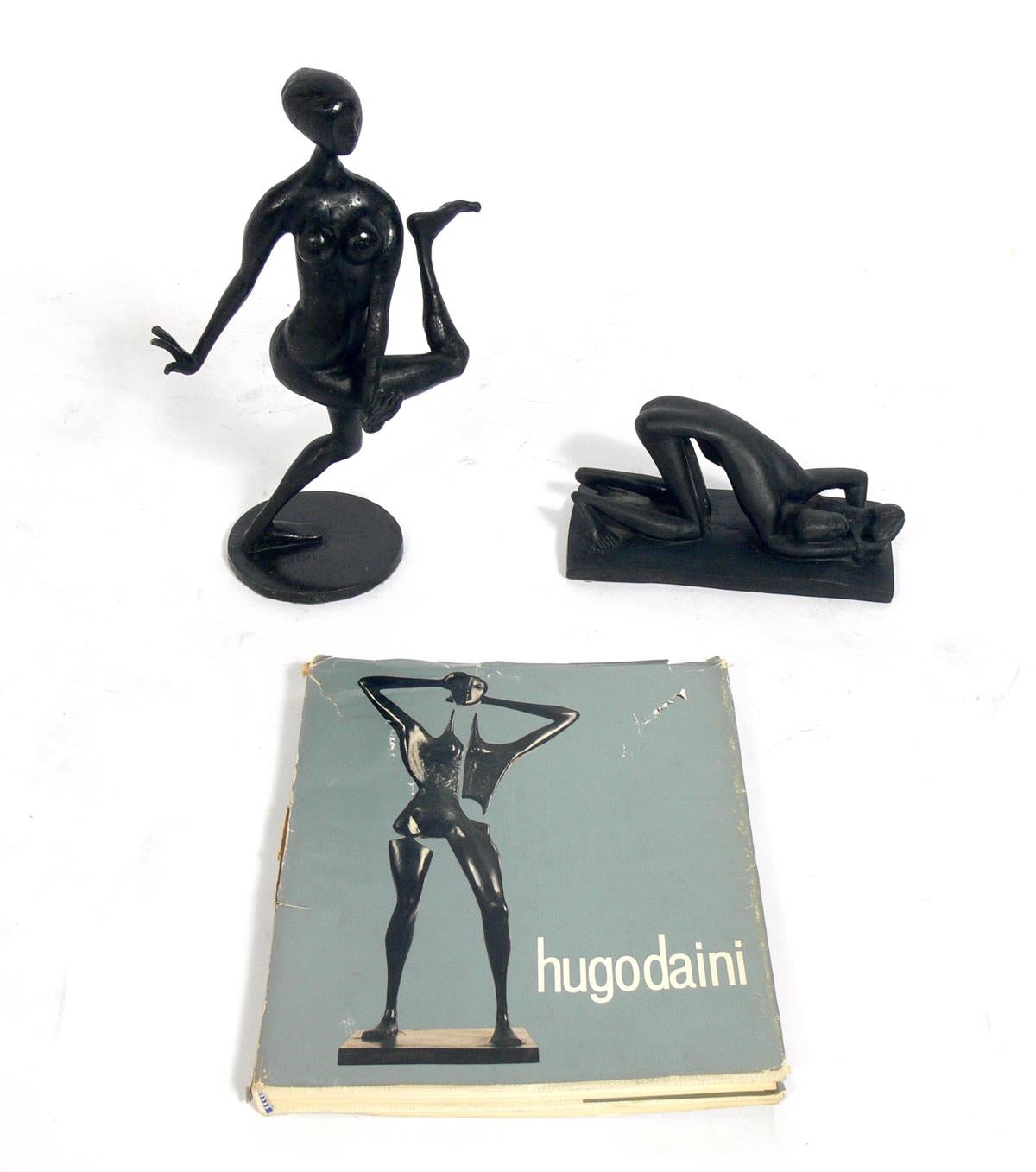 Modernist Figural Bronze Sculptures by Hugo Daini 6