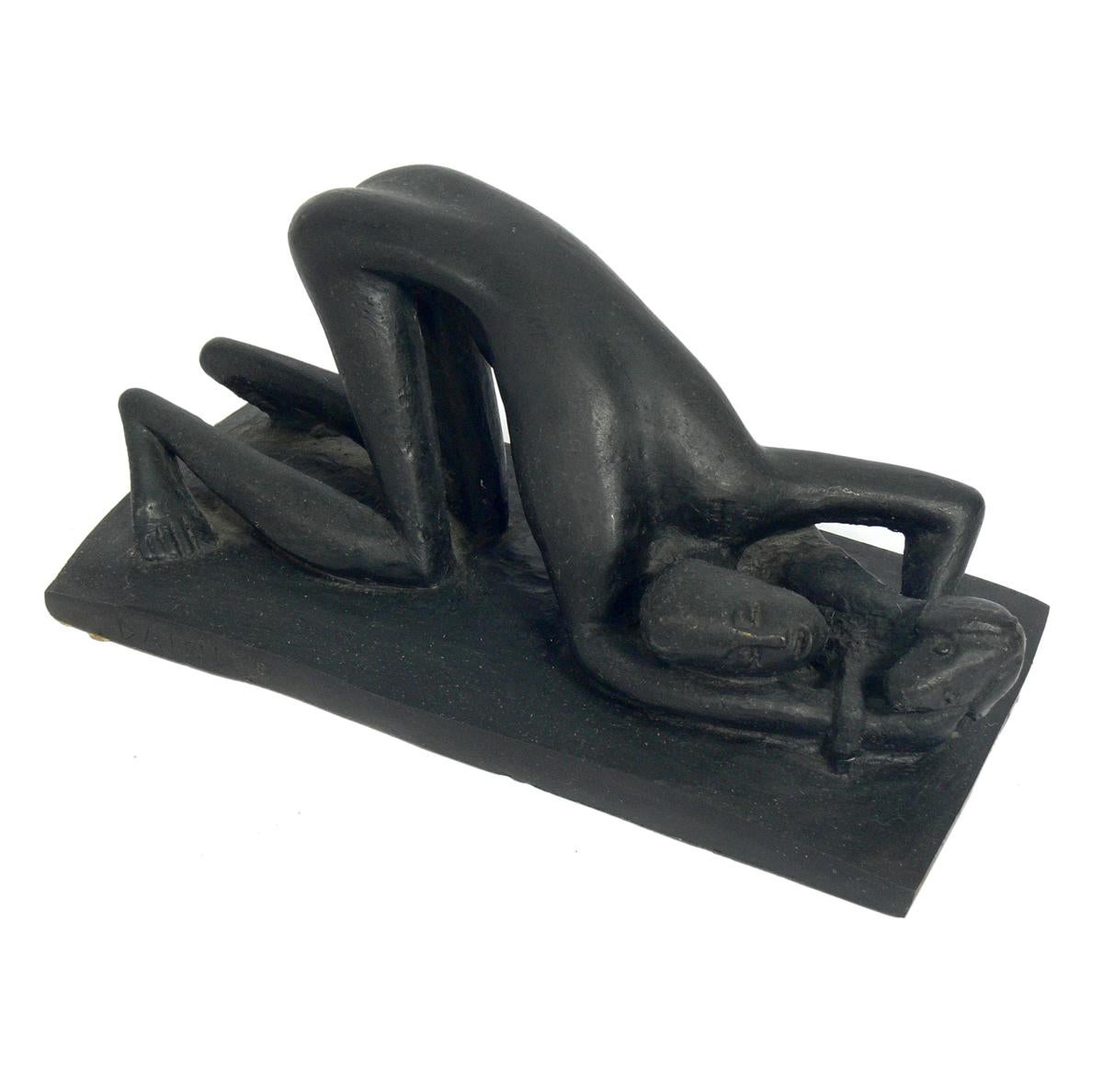 Modernist Figural Bronze Sculptures by Hugo Daini 2