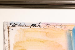 Modernista Figurativo Surrealismo Due teste Prova di stampa Serigrafia firmata Hoffman