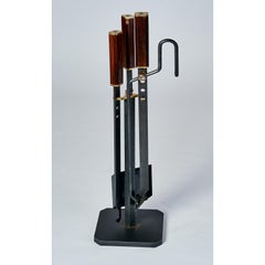 Modernist Fireplace Set by Afra and Tobia Scarpa, 1970s