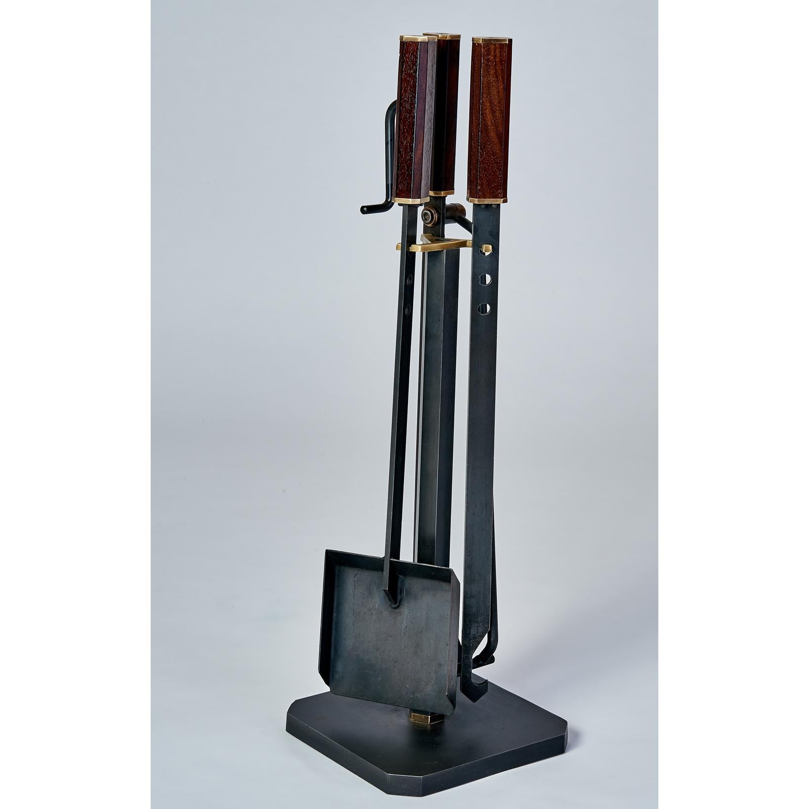 Mid-Century Modern Modernist Fireplace Set by Afra and Tobia Scarpa, 1970s