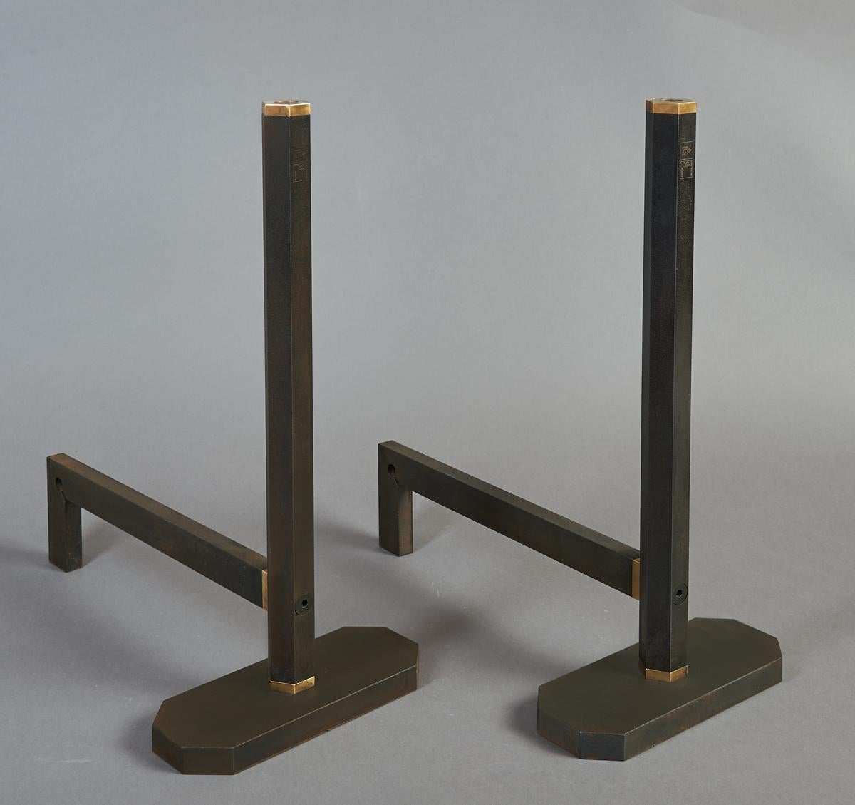 Modernist Fireplace Set by Afra and Tobia Scarpa, 1970s In Good Condition In New York, NY