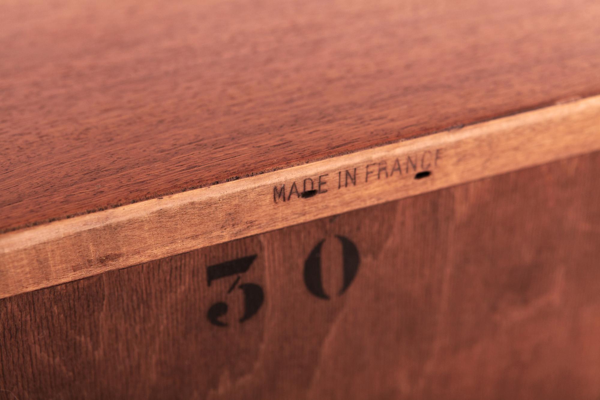 Modernist Five-Drawer Chest in Bubinga wood  1