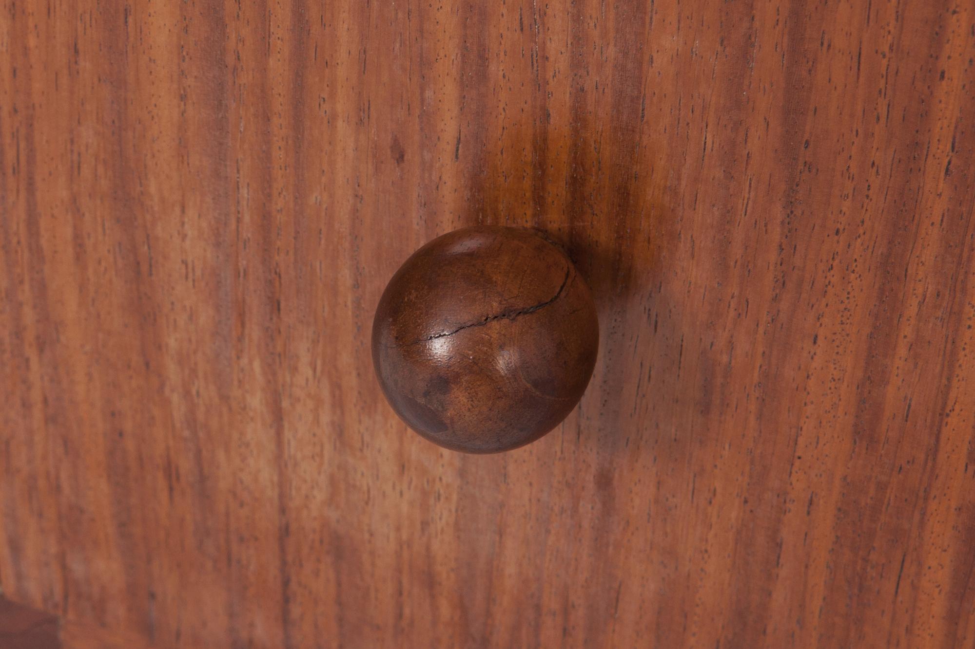 Modernist Five-Drawer Chest in Bubinga wood  2