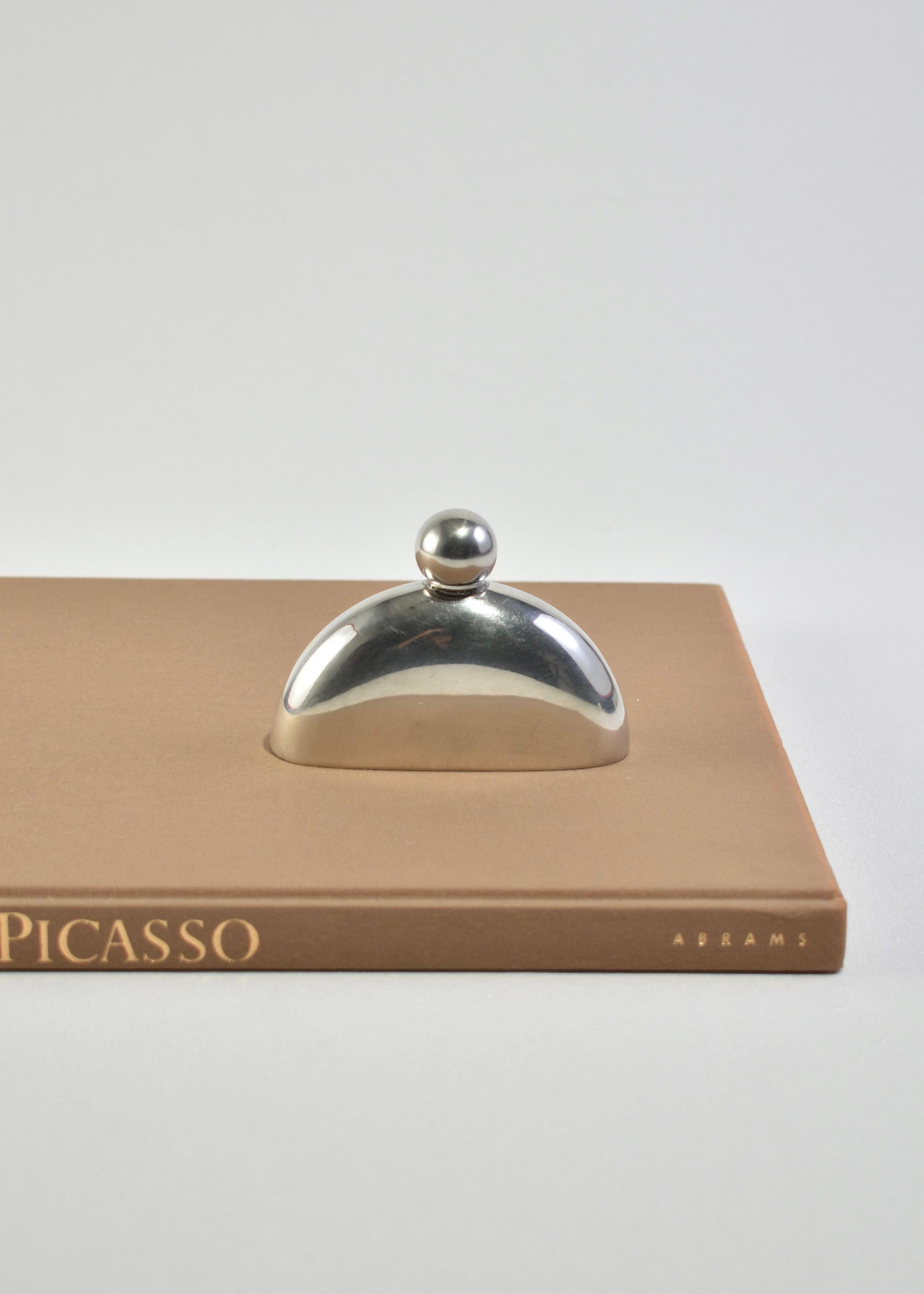 Pewter Modernist Flask