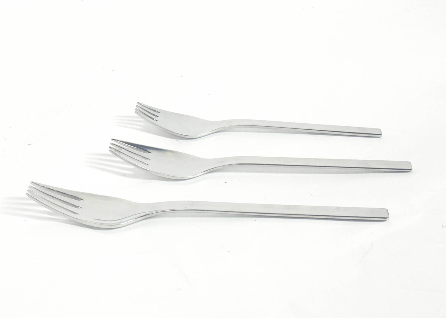 Mid-Century Modern Modernist Flatware Set by Magnus Stephensen for Georg Jensen