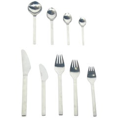 Modernist Flatware Set by Magnus Stephensen for Georg Jensen