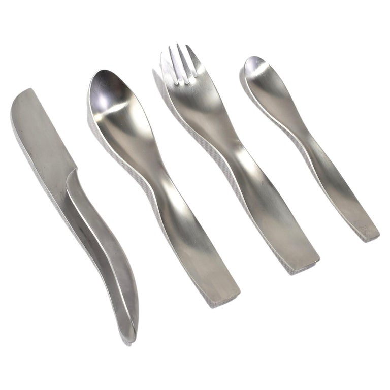 Modernist Flatware Set at 1stDibs