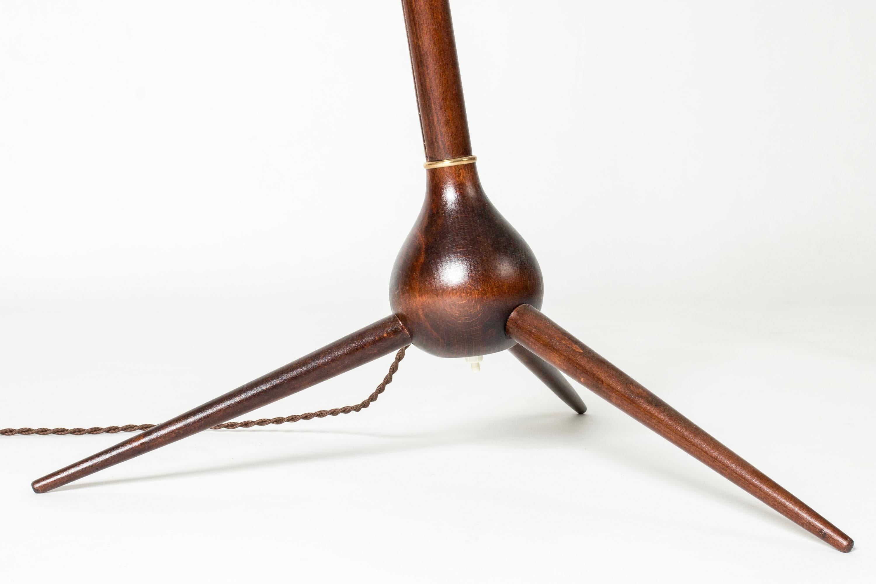 Beech Modernist Floor Lamp 