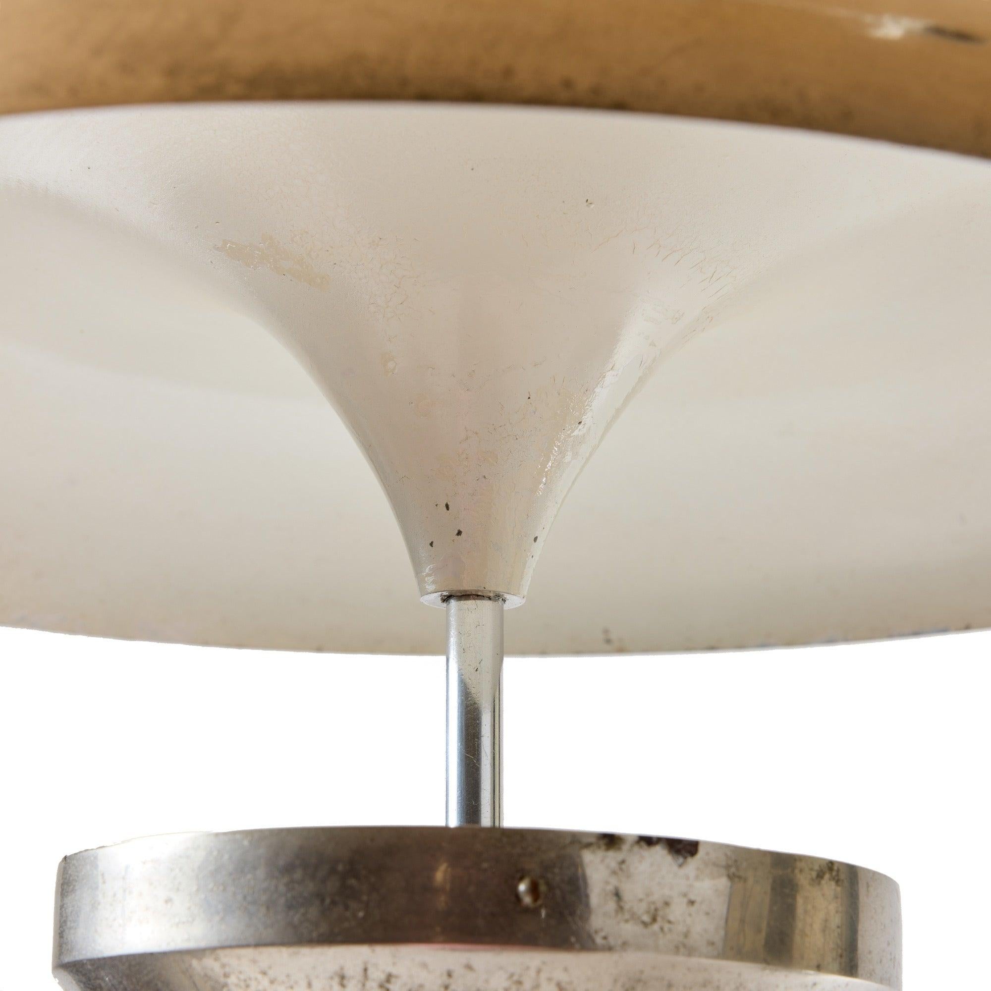 Swiss Modernist Floor Lamp by Sigfried Giedion for B.A.G. Turgi, 1940's For Sale