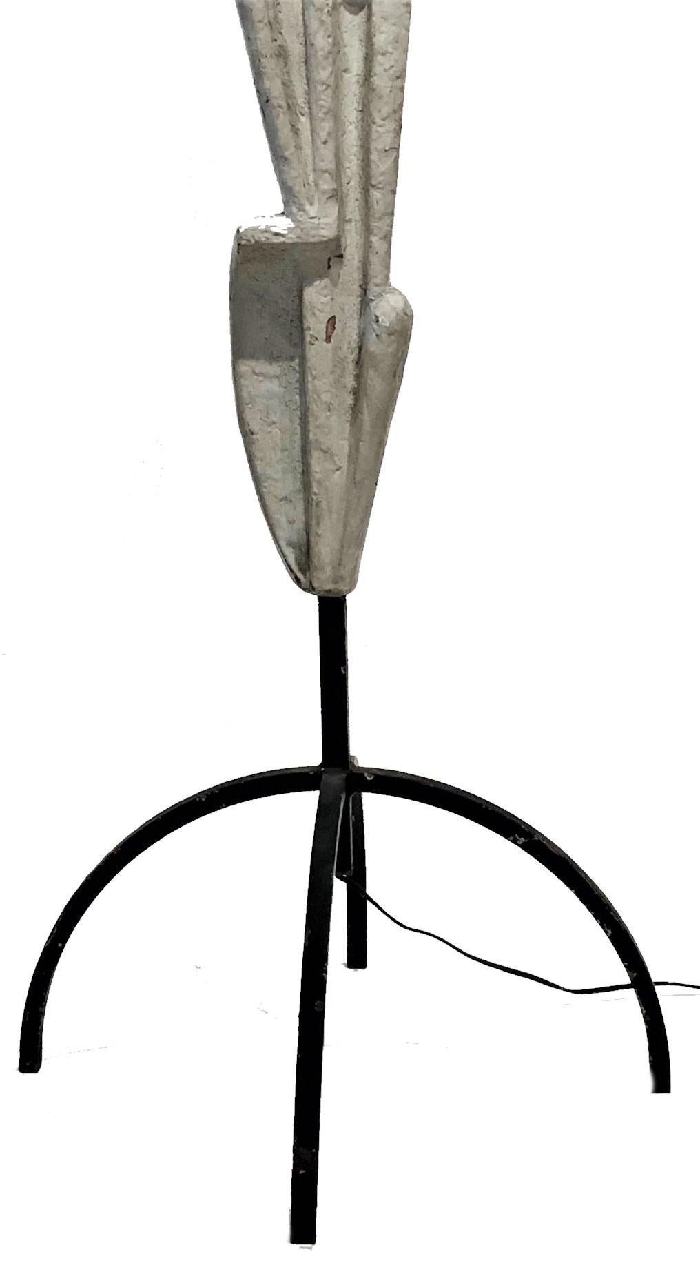 Modernistische Stehlampe der Moderne in der Art von Alberto Giacometti, spätes XX. Jahrhundert (20. Jahrhundert) im Angebot