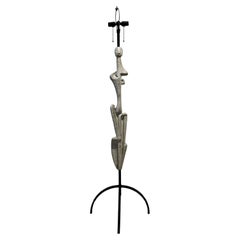 Modernist Floor Lamp in Alberto Giacometti Manner, Late XX Century