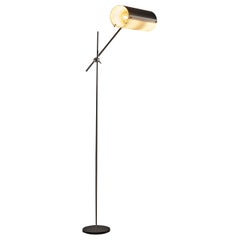 Modernist Floor Lamp with Adjustable Shade