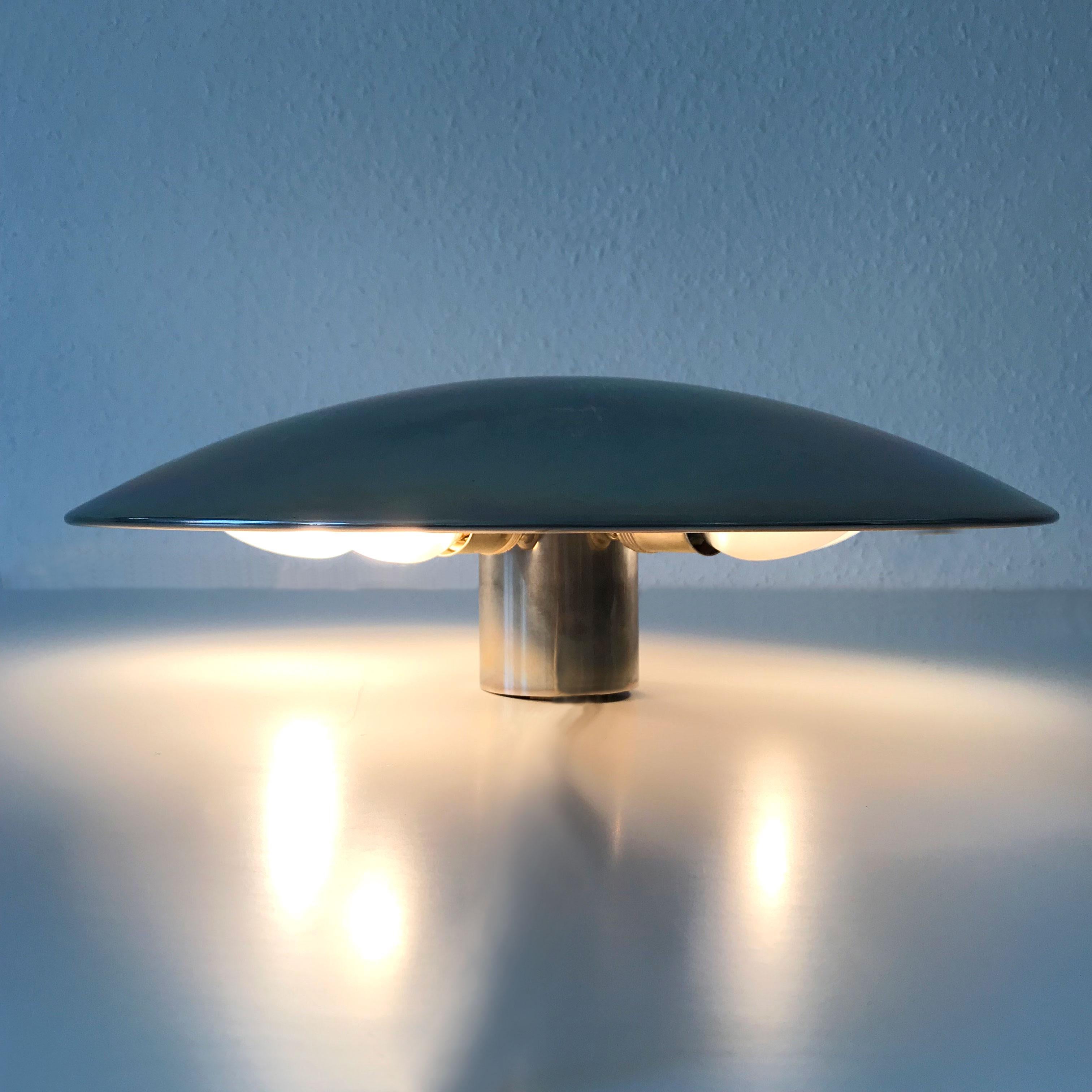 Modernist Flush Mount or Wall Lamp by Florian Schulz, 1980s, Germany 3