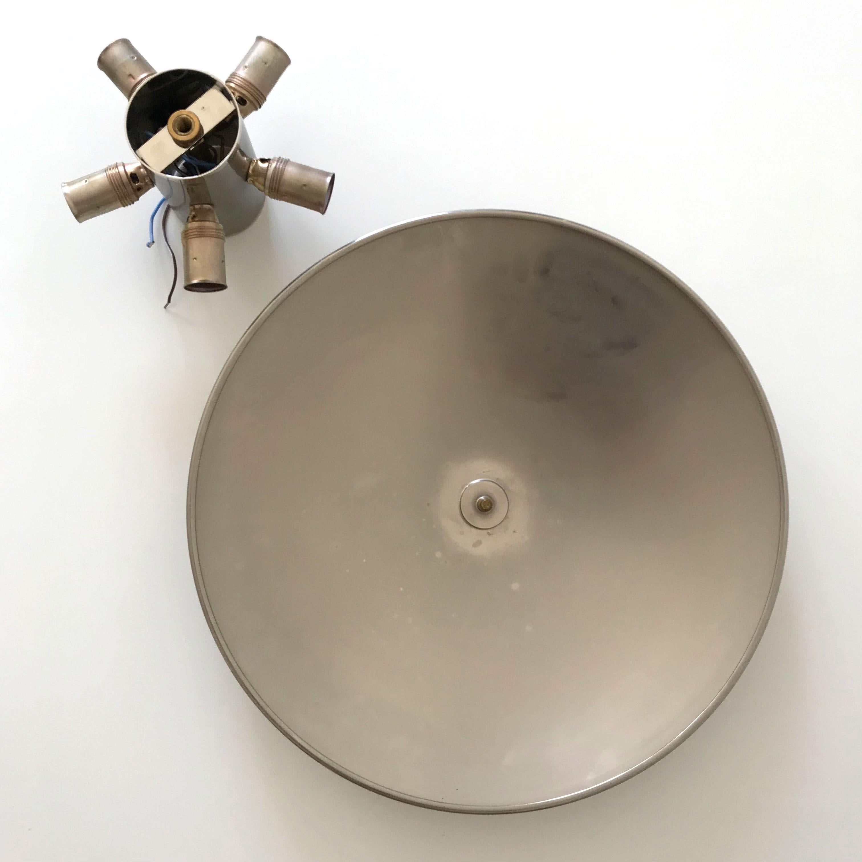 Modernist Flush Mount or Wall Lamp by Florian Schulz, 1980s, Germany 8