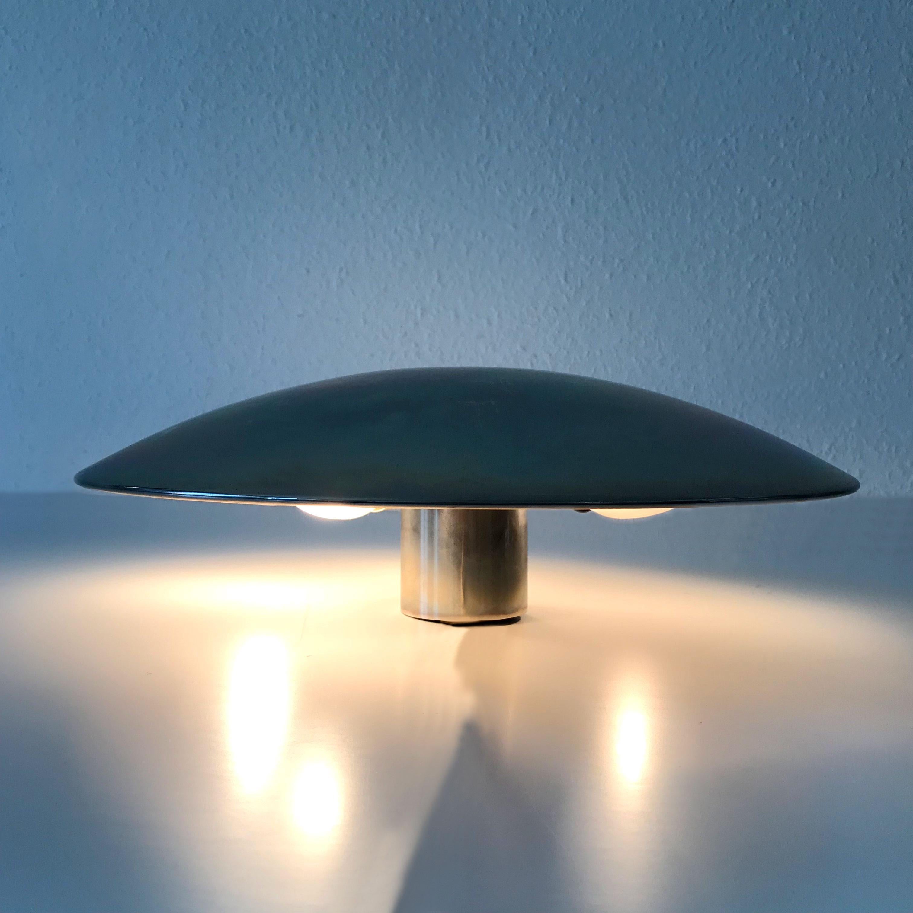 Modernist Flush Mount or Wall Lamp by Florian Schulz, 1980s, Germany 1