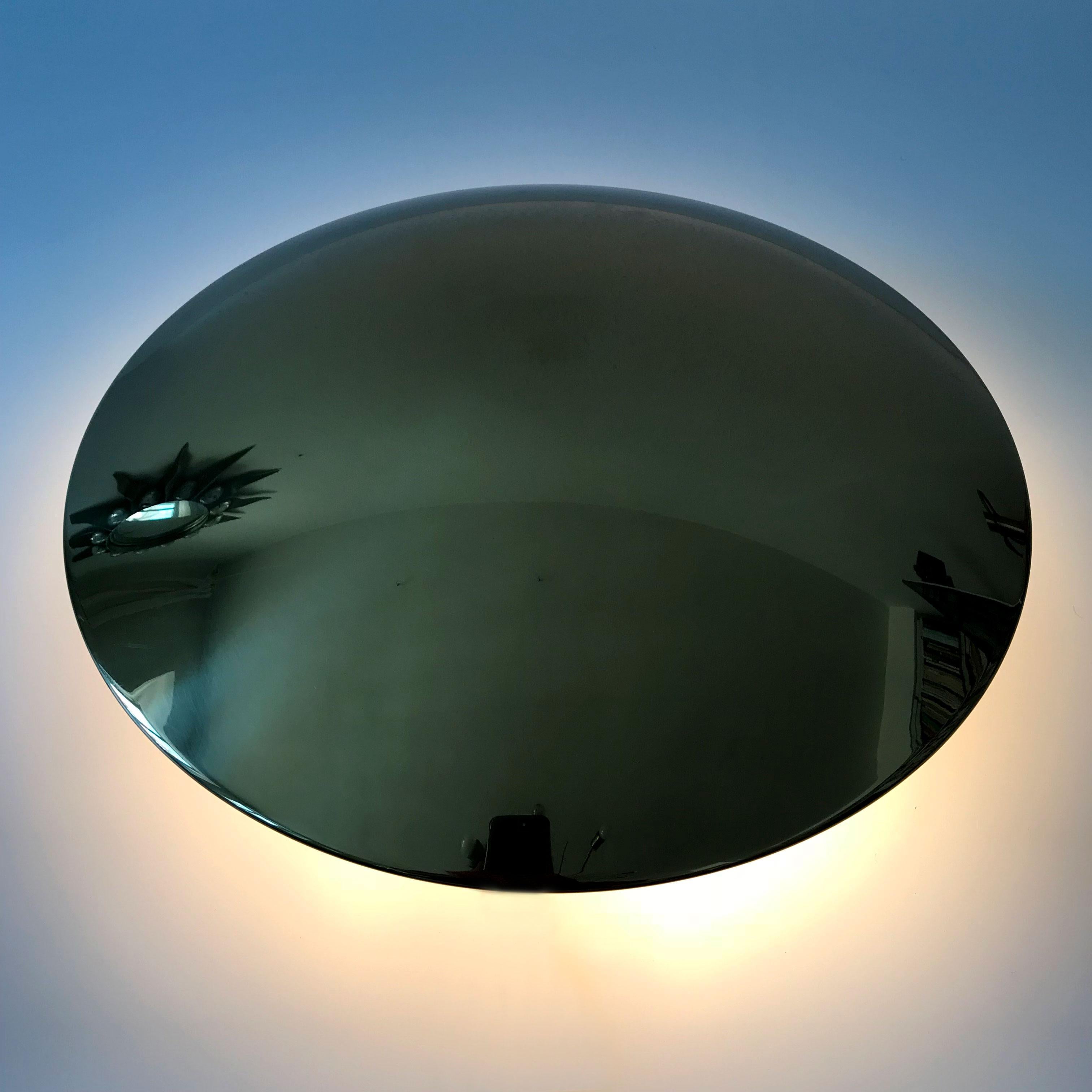 Modernist Flush Mount or Wall Lamp by Florian Schulz, Germany, 1980s 5