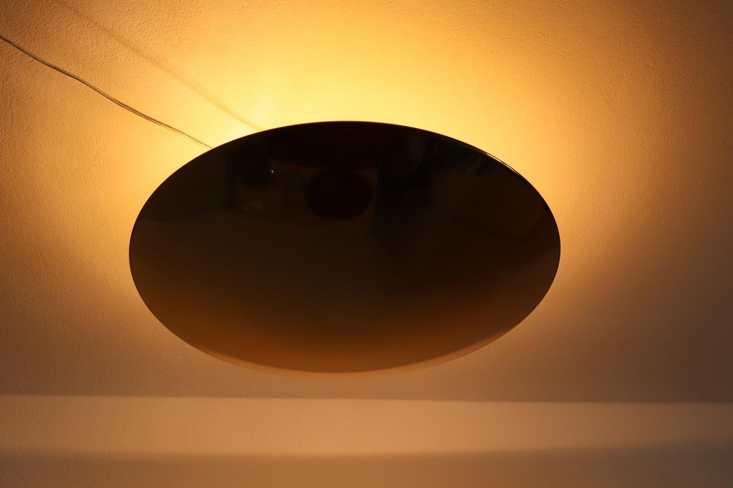 Modernist Flushmount or Wall Light in Brass by Florian Schulz, 1980s 1