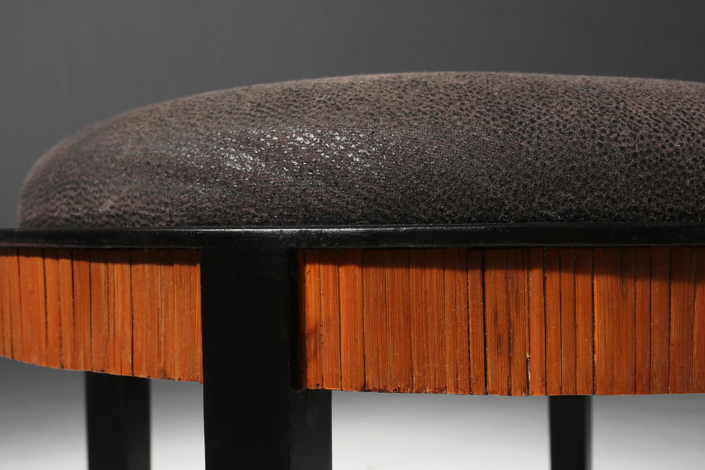 Modernist footstool in the style of Huib Hoste 1920 For Sale 1