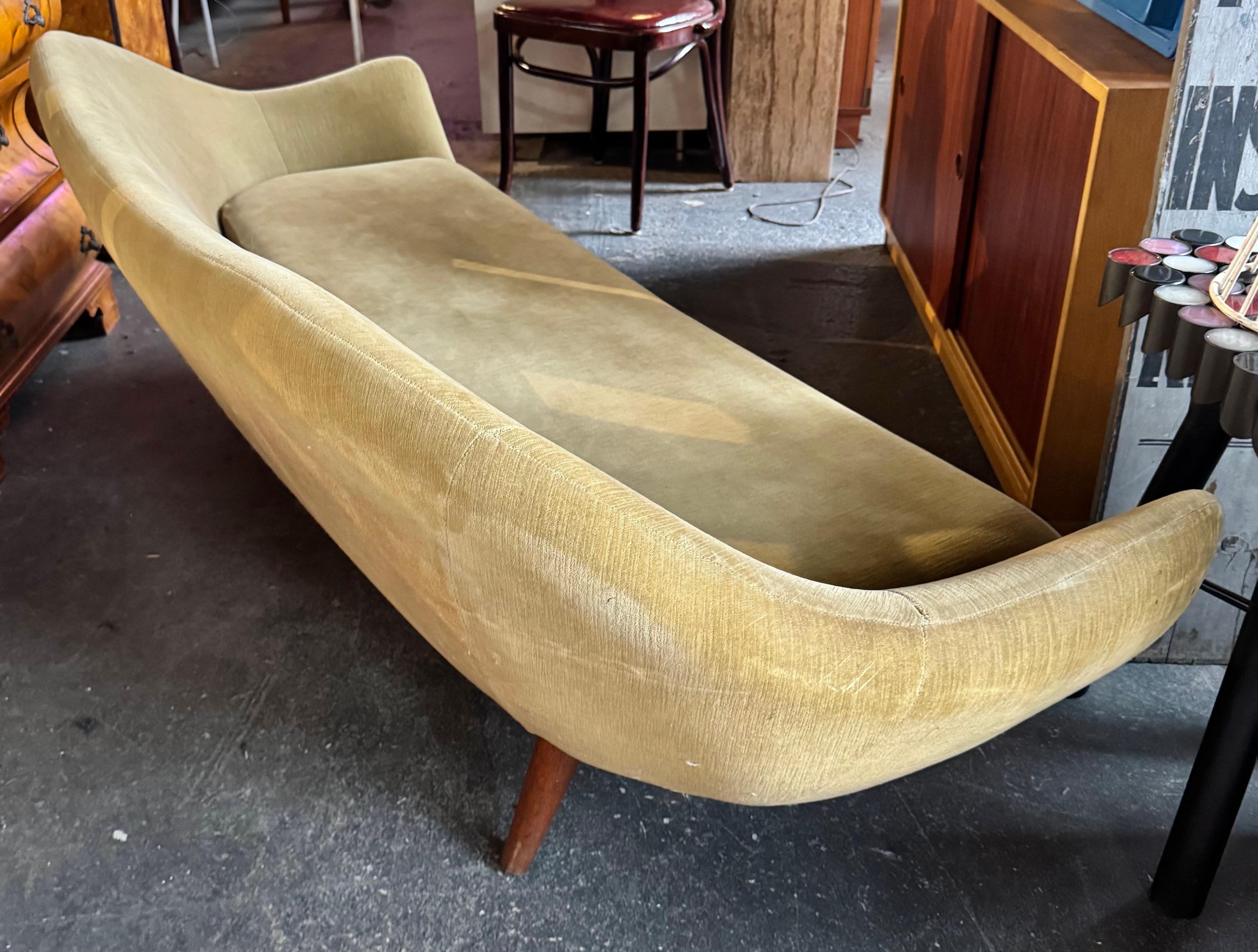 Modernist Fredrik Kayser Sofa Model No. 860 für Vatne Møbelfabrikk 1960er Jahre, Norwegen (Moderne der Mitte des Jahrhunderts) im Angebot