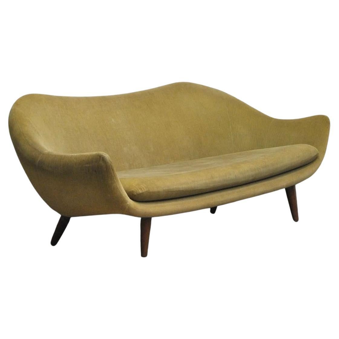 Modernist Fredrik Kayser Sofa Model 860 for Vatne Møbelfabrikk 1960s, Norway