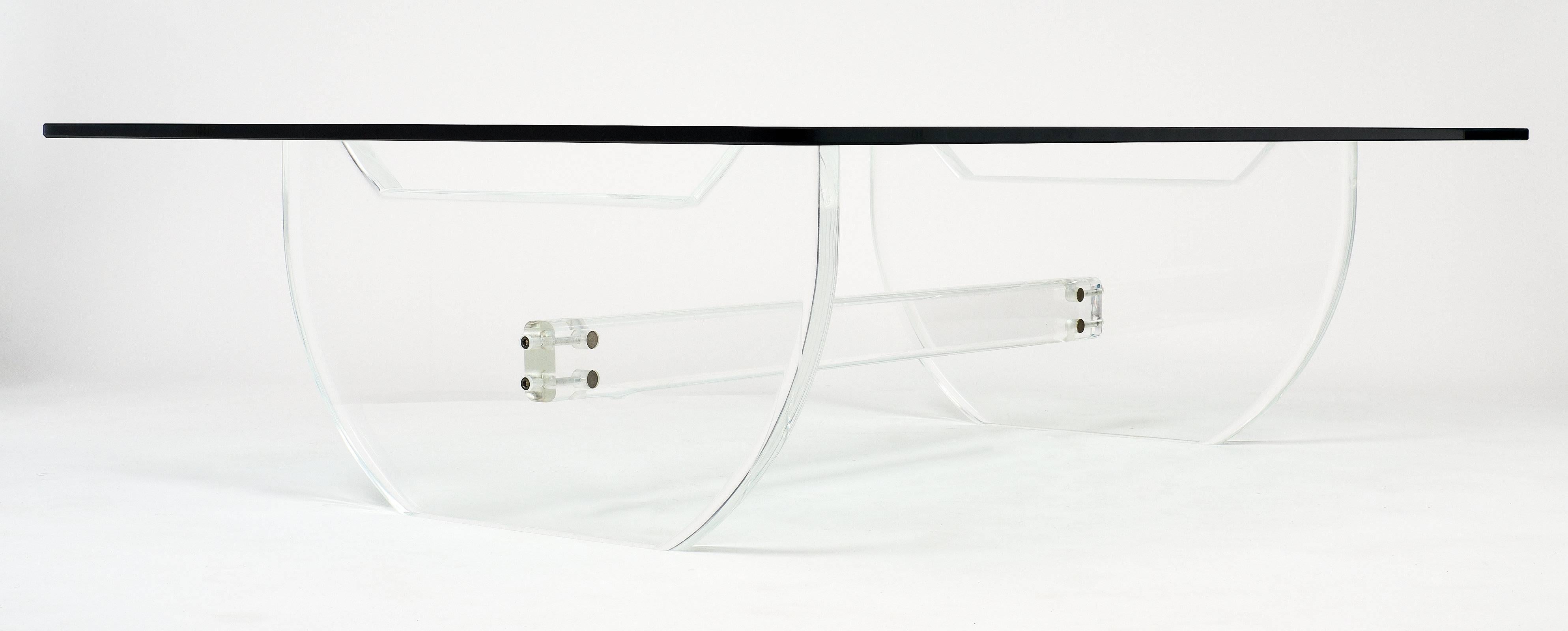 Modernist French Lucite Coffee Table 3