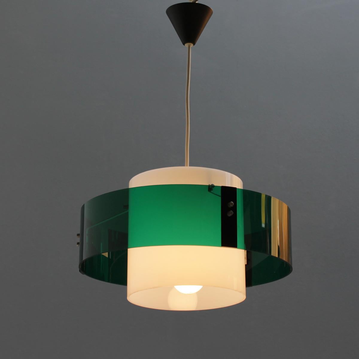 Modernist French Pendant Lamp 1