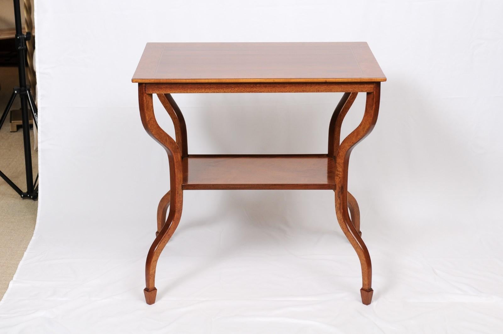 Modernist French Style Wood Side Table or End Table 2