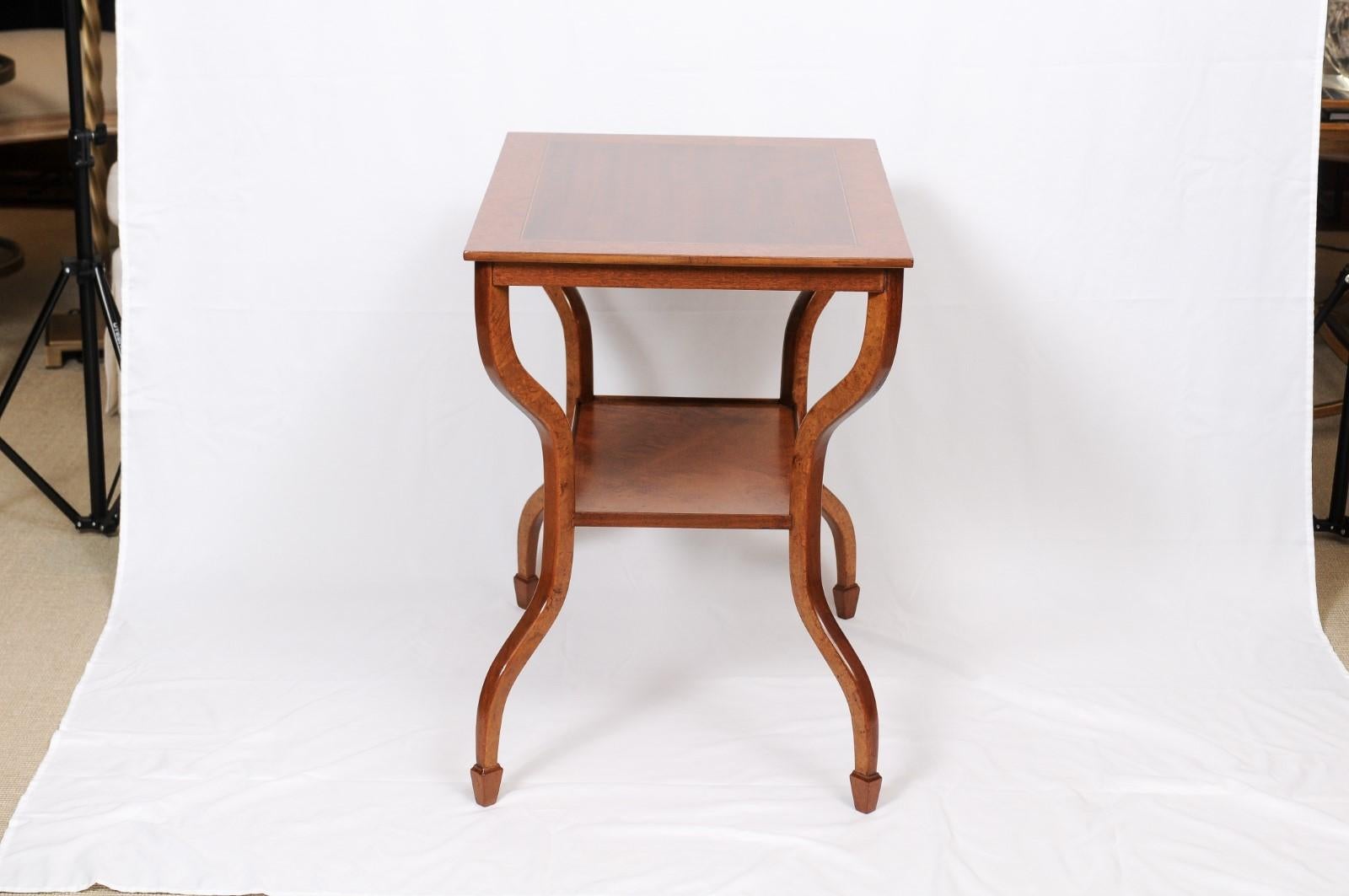 Modernist French Style Wood Side Table or End Table 4