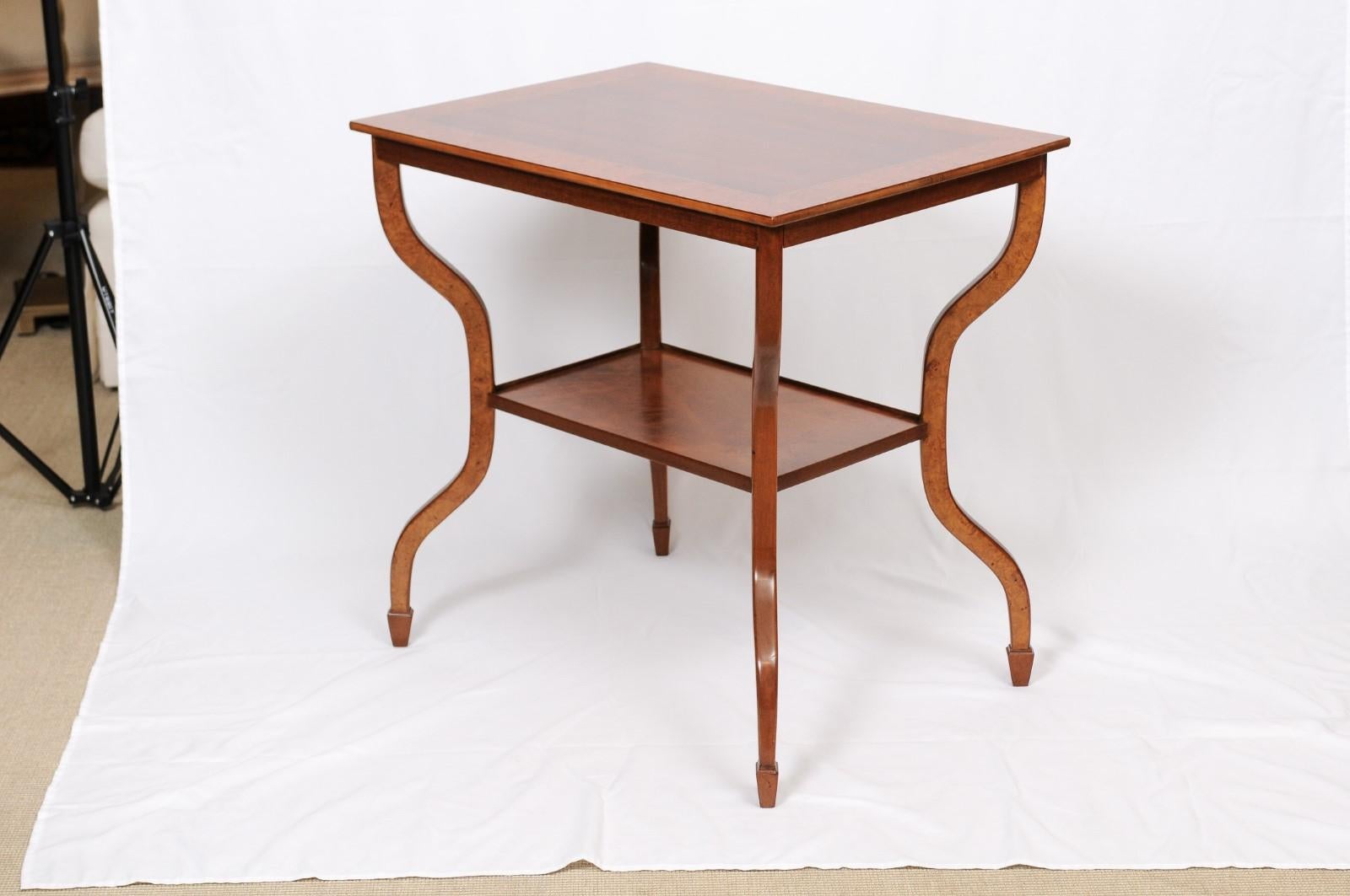 Modernist French Style Wood Side Table or End Table 5