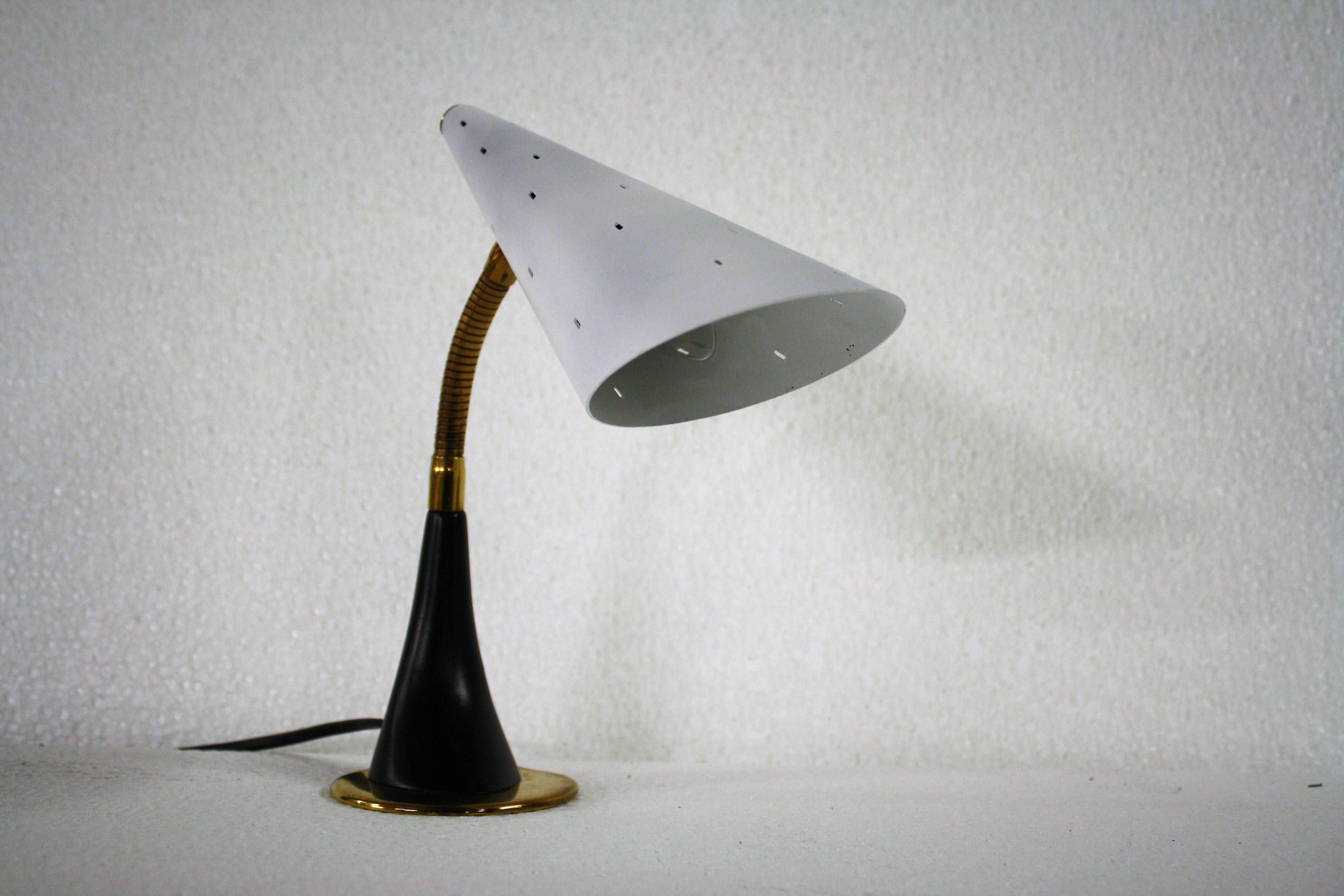 Mid-20th Century Modernist French Table Lamp 1950s