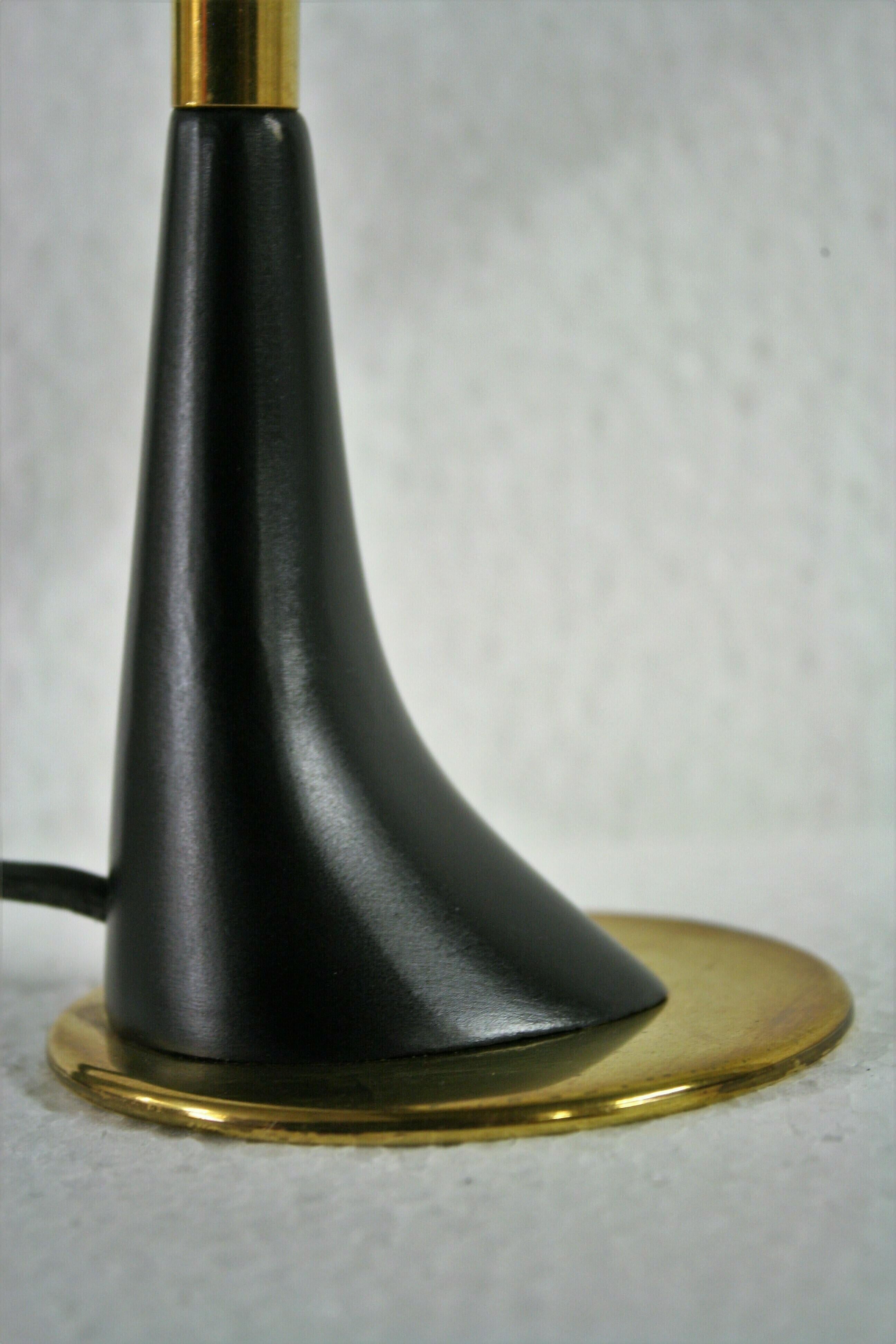 Modernist French Table Lamp 1950s For Sale 2