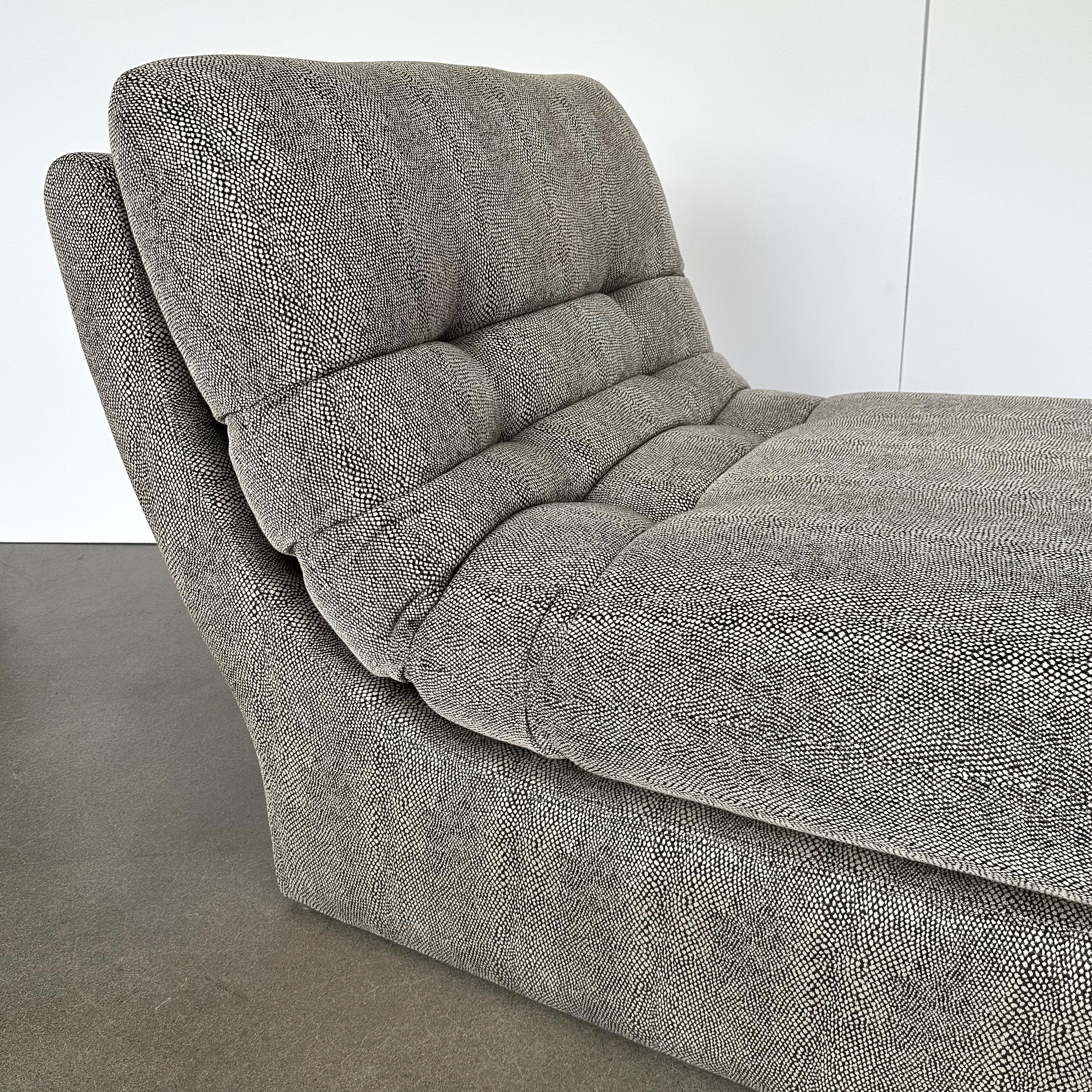 Modernist Fully Upholstered Chaise Lounge by Preview 5