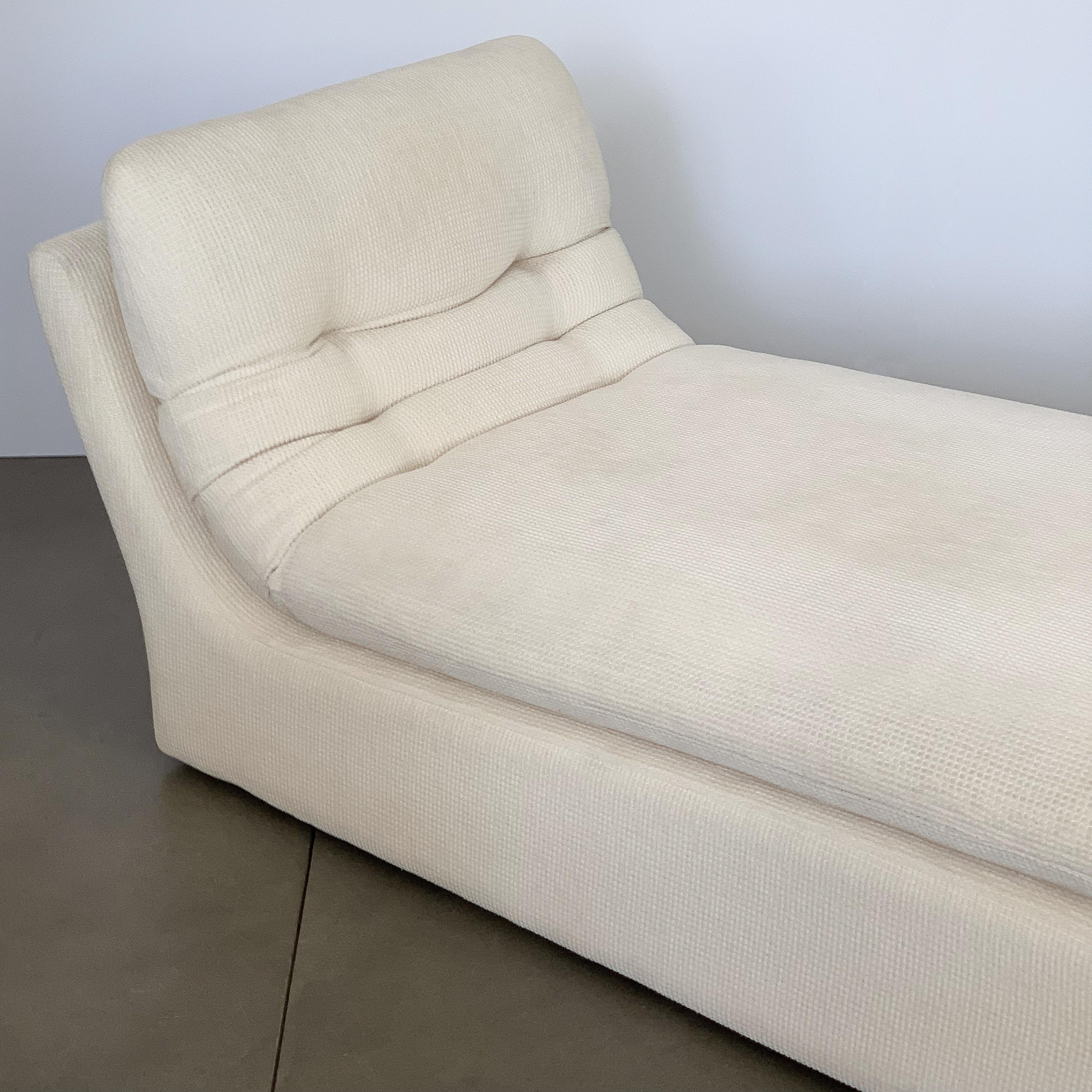 Modernist Fully Upholstered Chaise Lounge by Preview 9