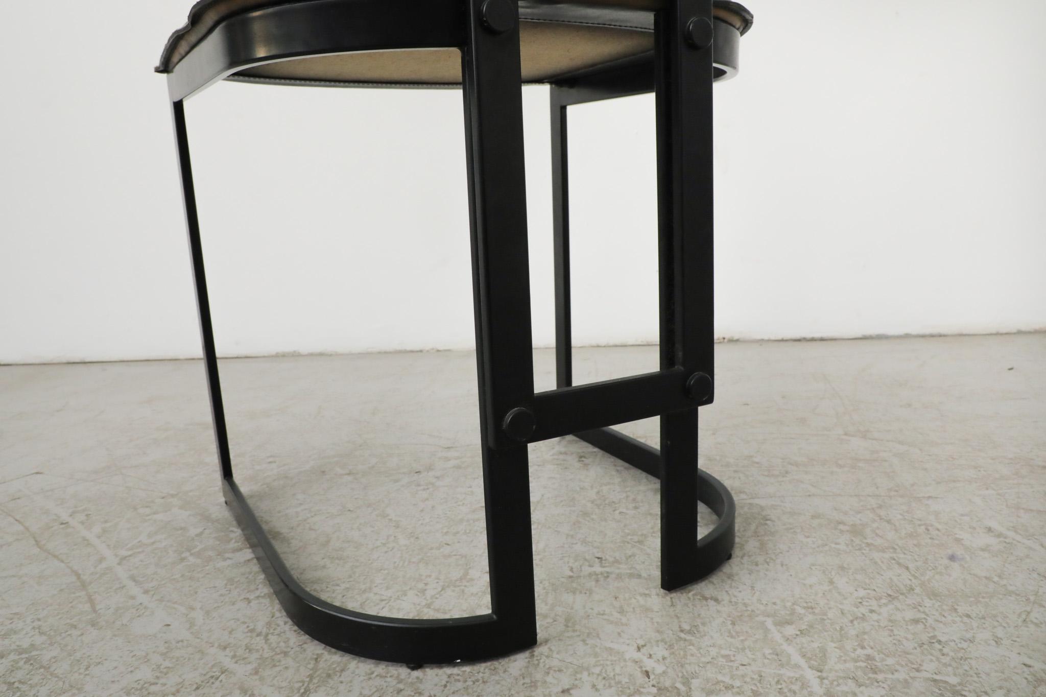 Modernist Gastone Rinaldi Side Chair for Thema Italy, 1980 For Sale 7
