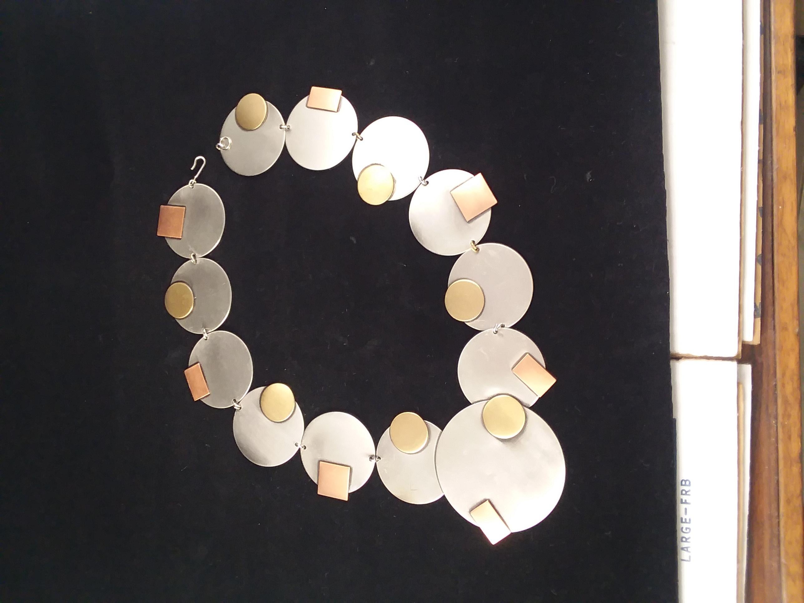Collana geometrica modernista In condizioni ottime in vendita a New York, NY