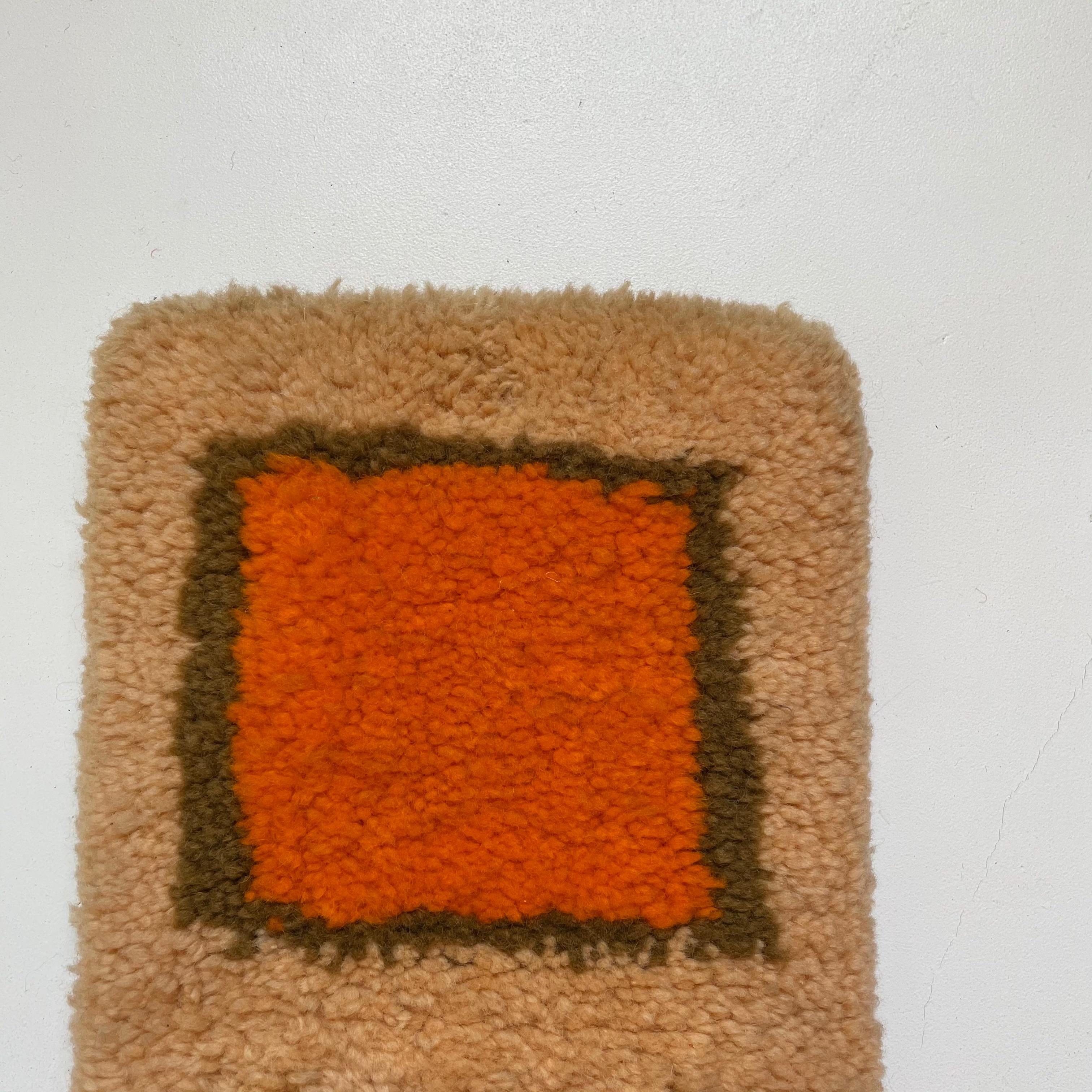 Modernist German Wall Rug by Ewald Kröner for Schloss Hackhausen, Germany, 1970s 2