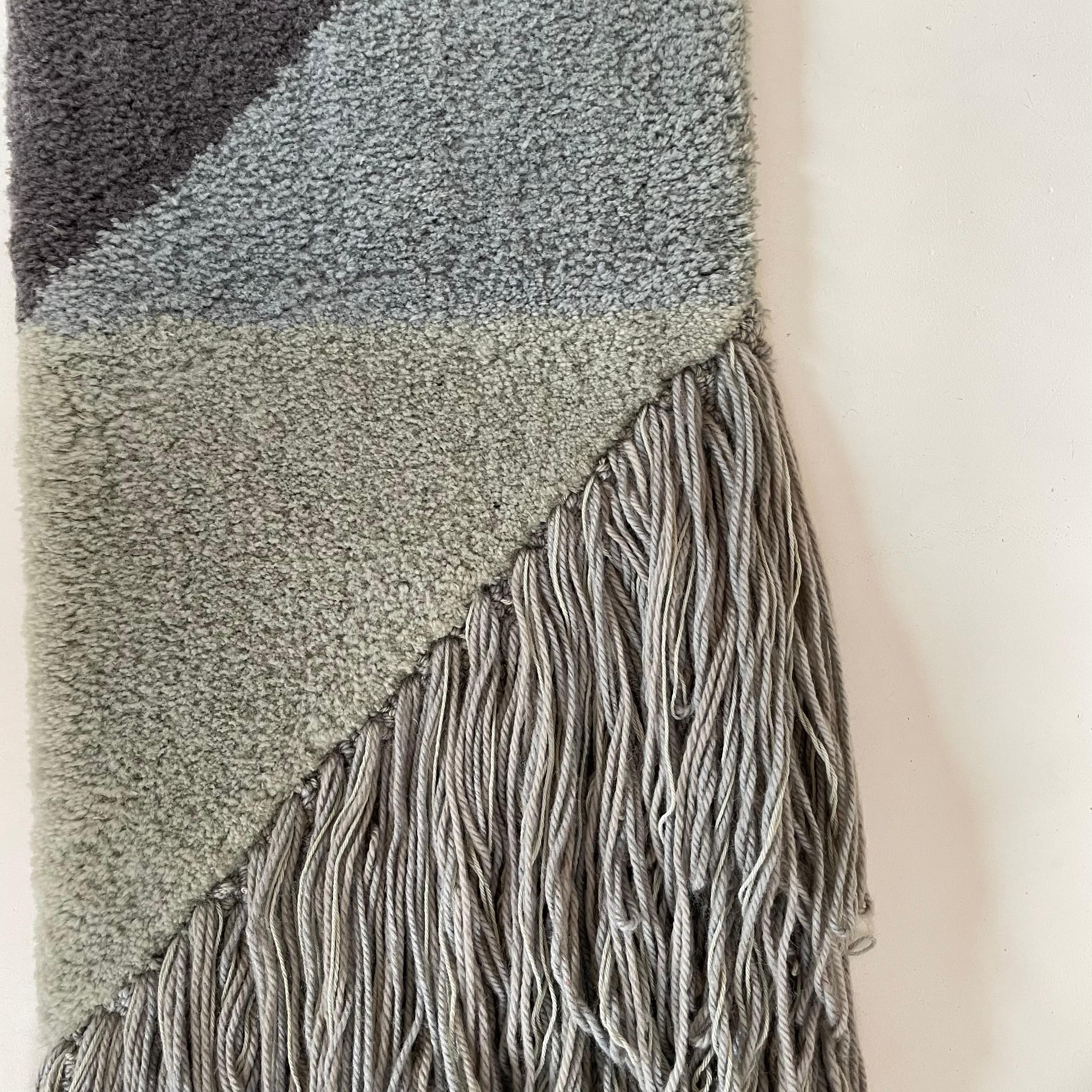 Modernist German Wall Rug by Ewald Kröner Schloss Hackhausen, Germany, 1970 no1 For Sale 10
