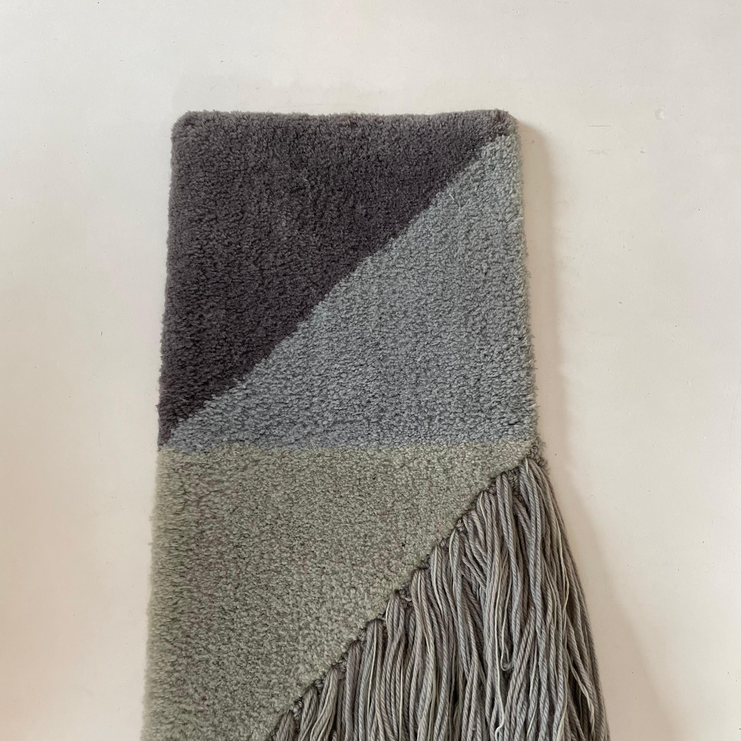 Modernist German Wall Rug by Ewald Kröner Schloss Hackhausen, Germany, 1970 no1 For Sale 11
