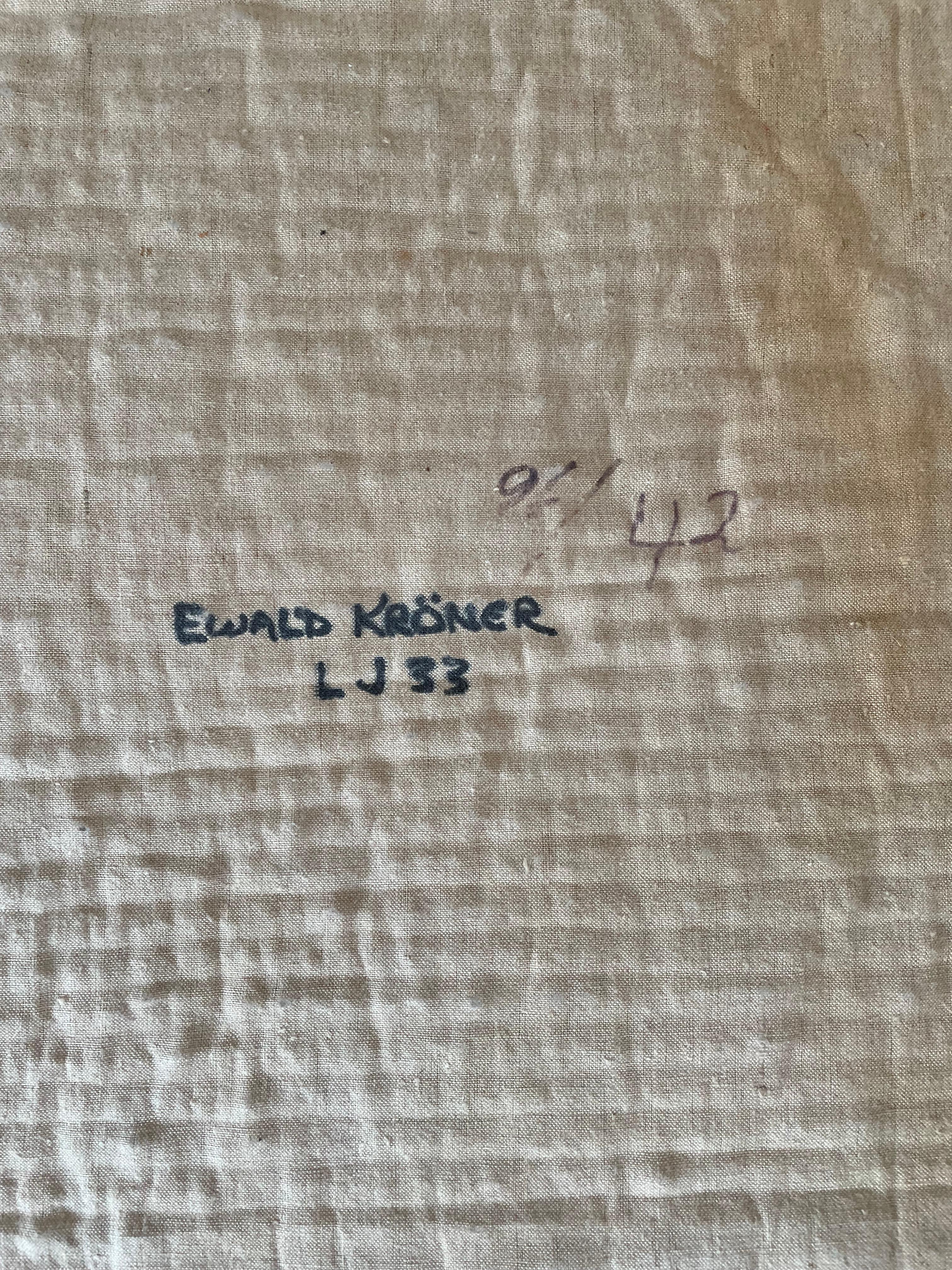 Modernist German Wall Rug by Ewald Kröner Schloss Hackhausen, Germany, 1970 no1 For Sale 14