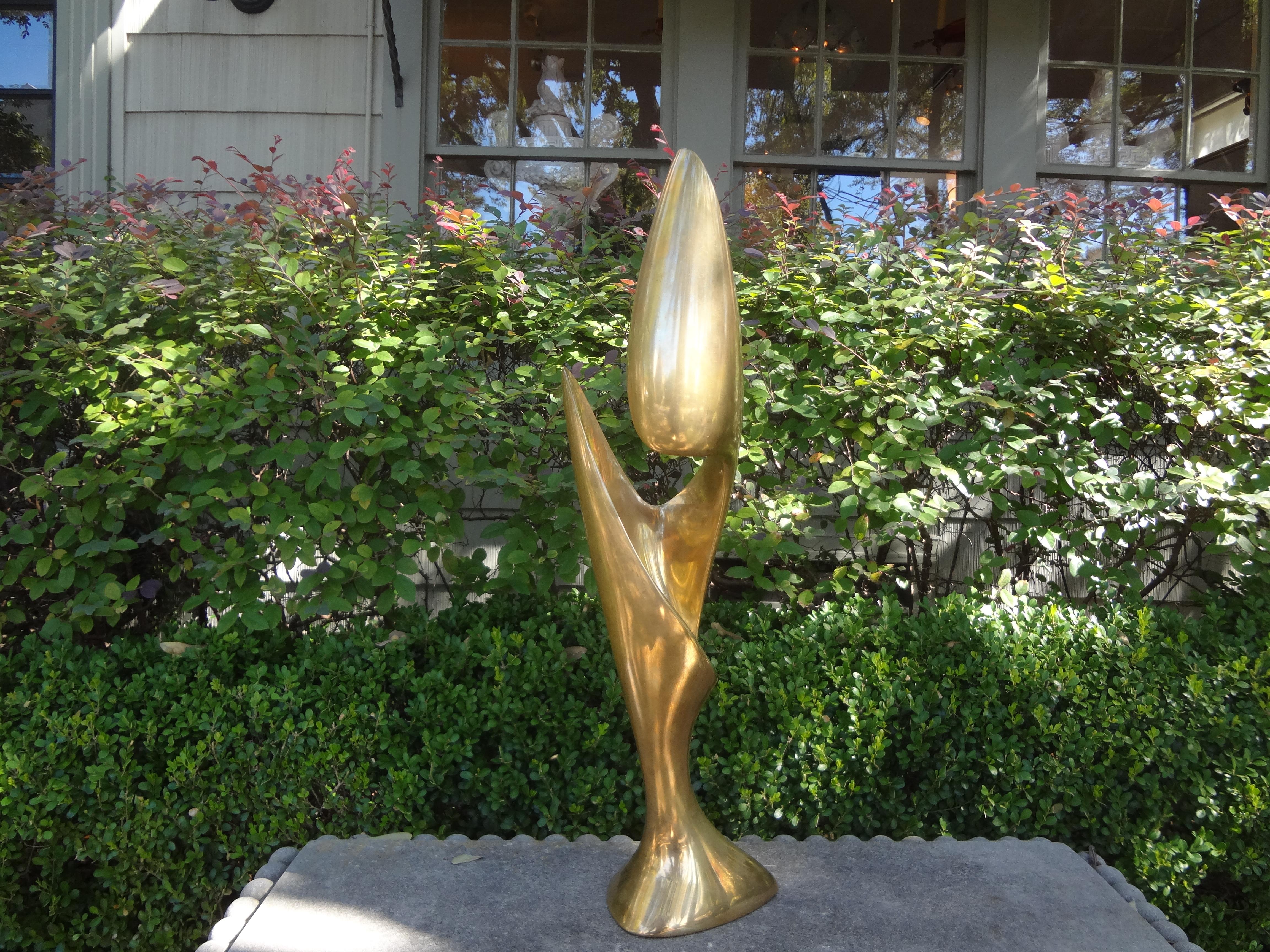 Modernist Gilt Bronze Abstract Sculpture 5