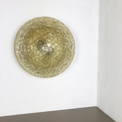 Modernist Glass and metal wall Light by Doria Lights, 1970s, Germany
