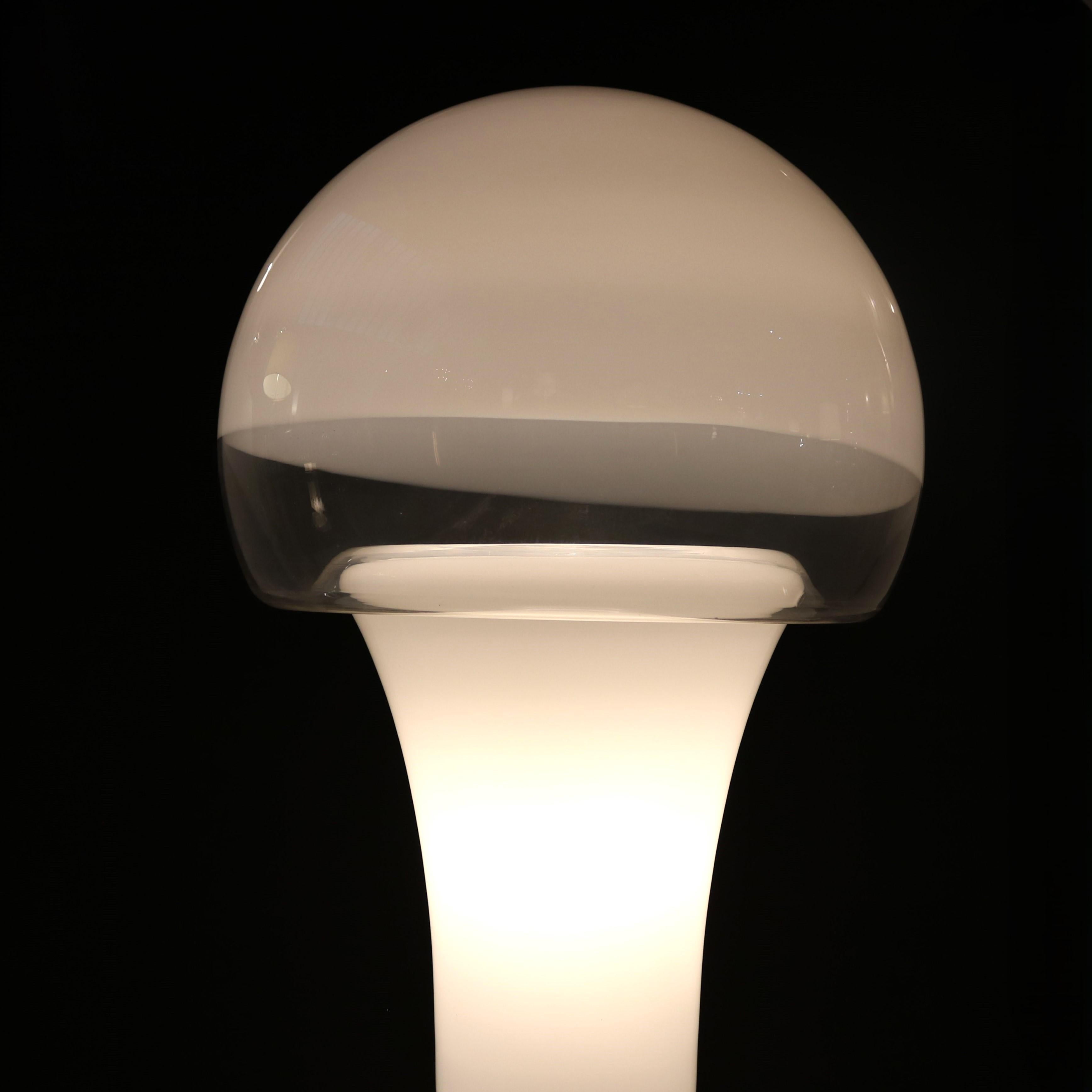 Lámpara de pie de cristal modernista en venta 1