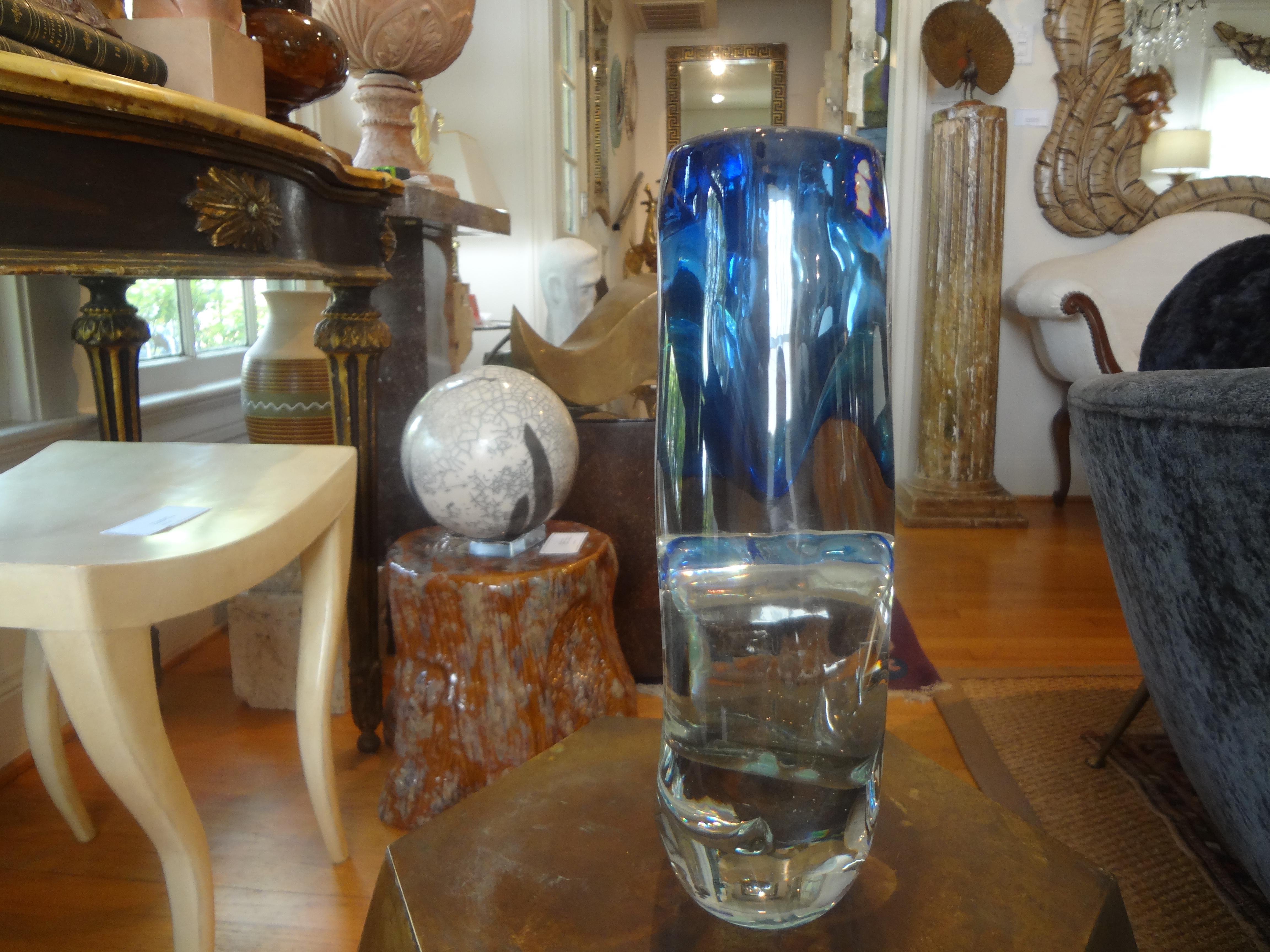 Modernist Glass Vase or Sculpture 5