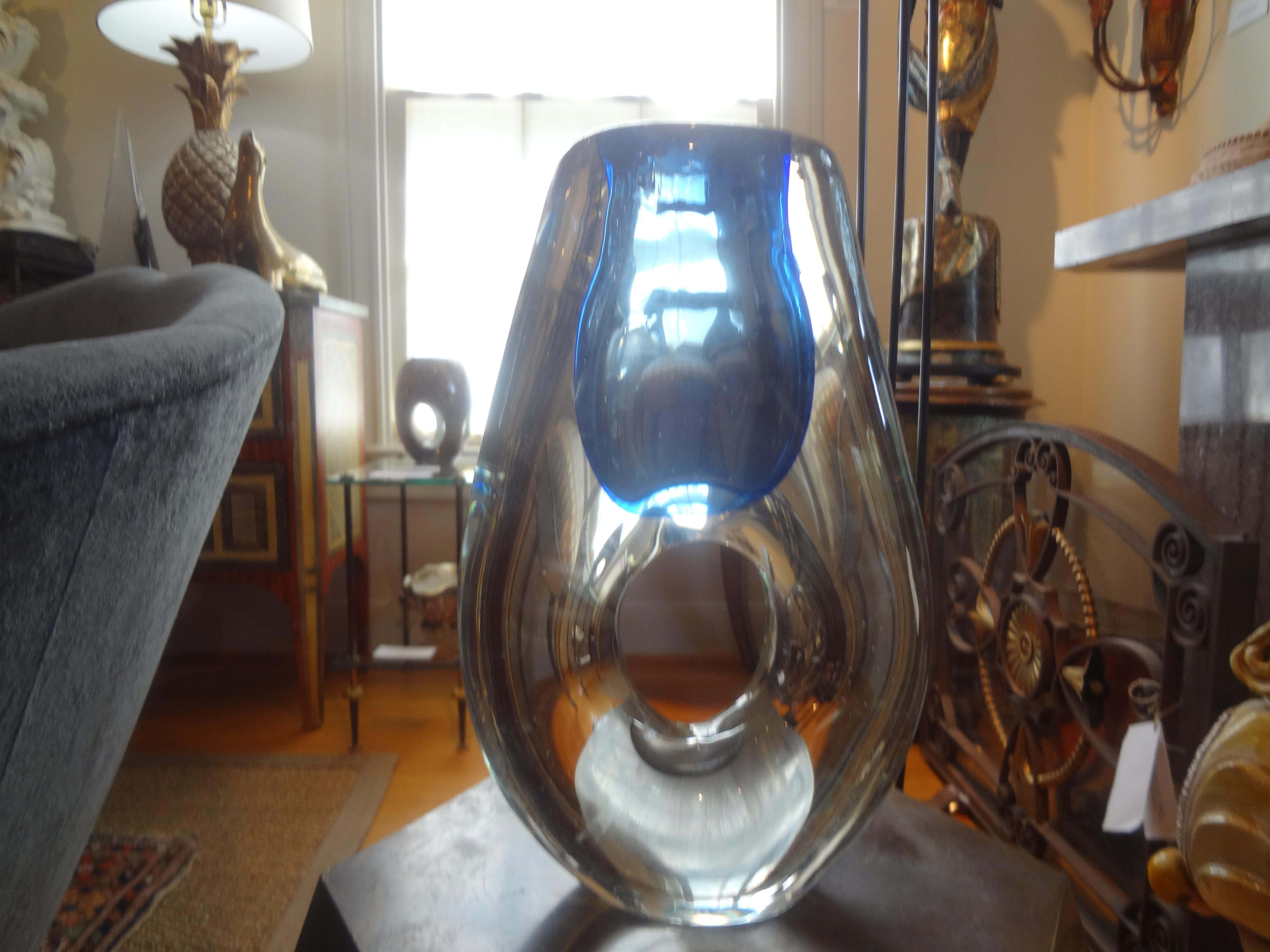 Modernist Glass Vase or Sculpture 1