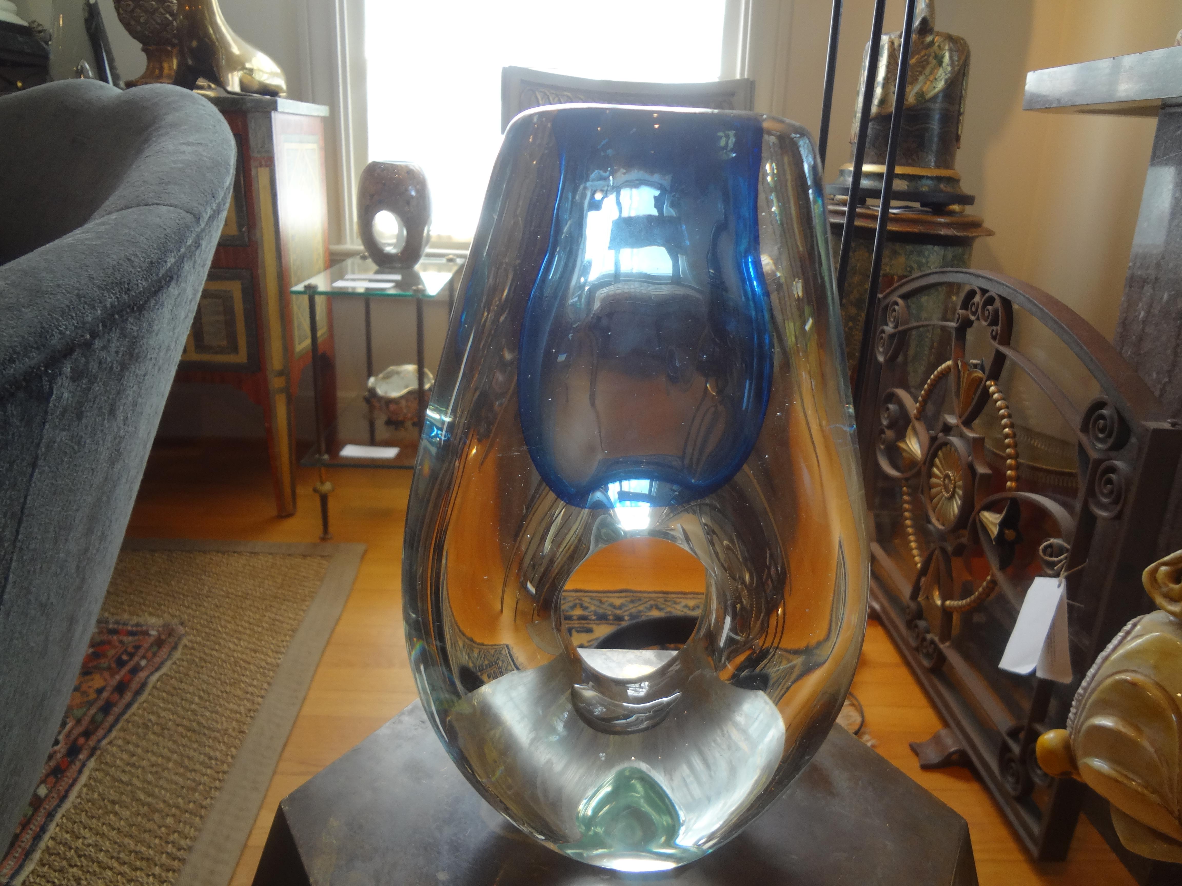 Modernist Glass Vase or Sculpture 2