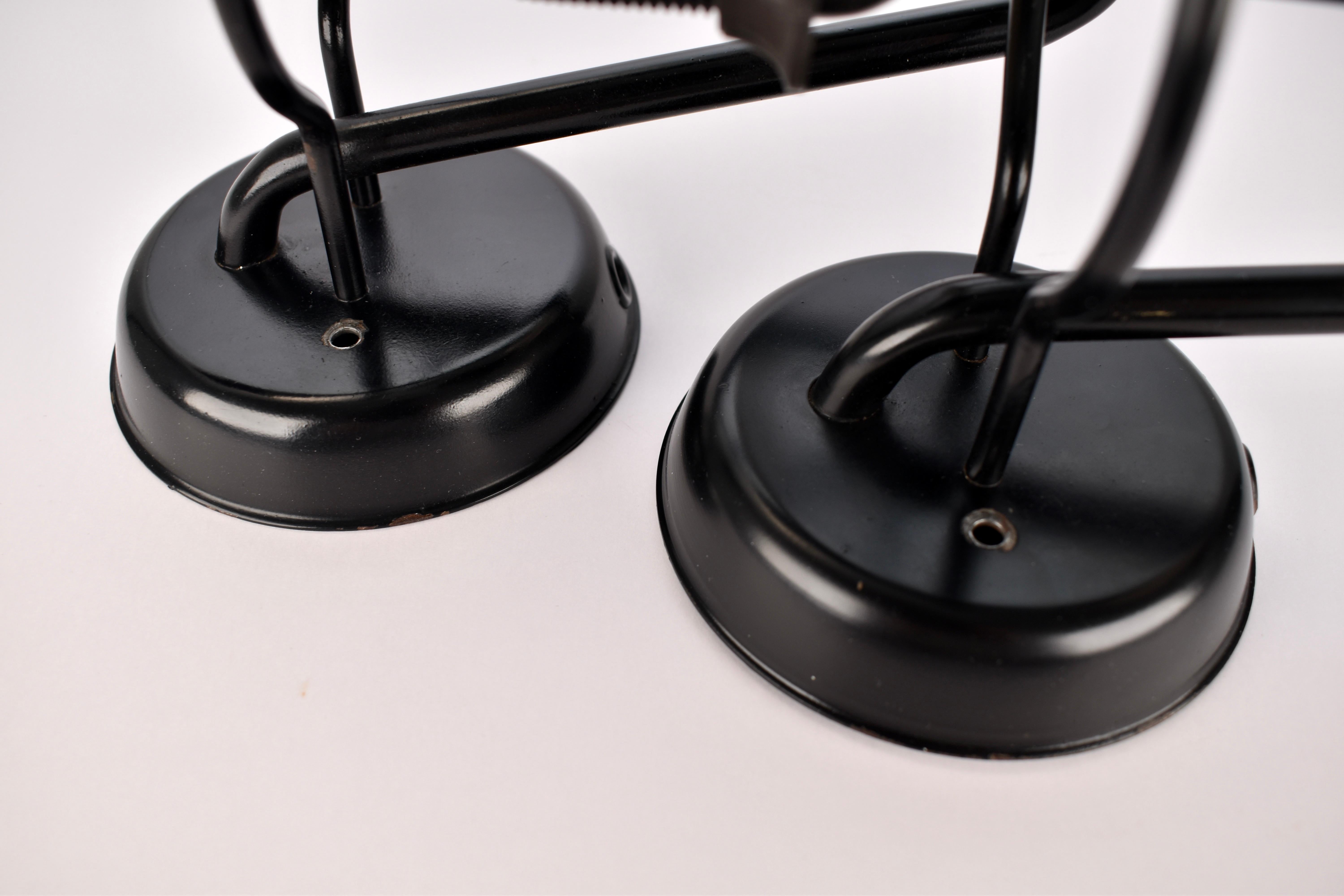 Apliques de cristal modernistas C-1556 by Raak, Años 50 en venta 6