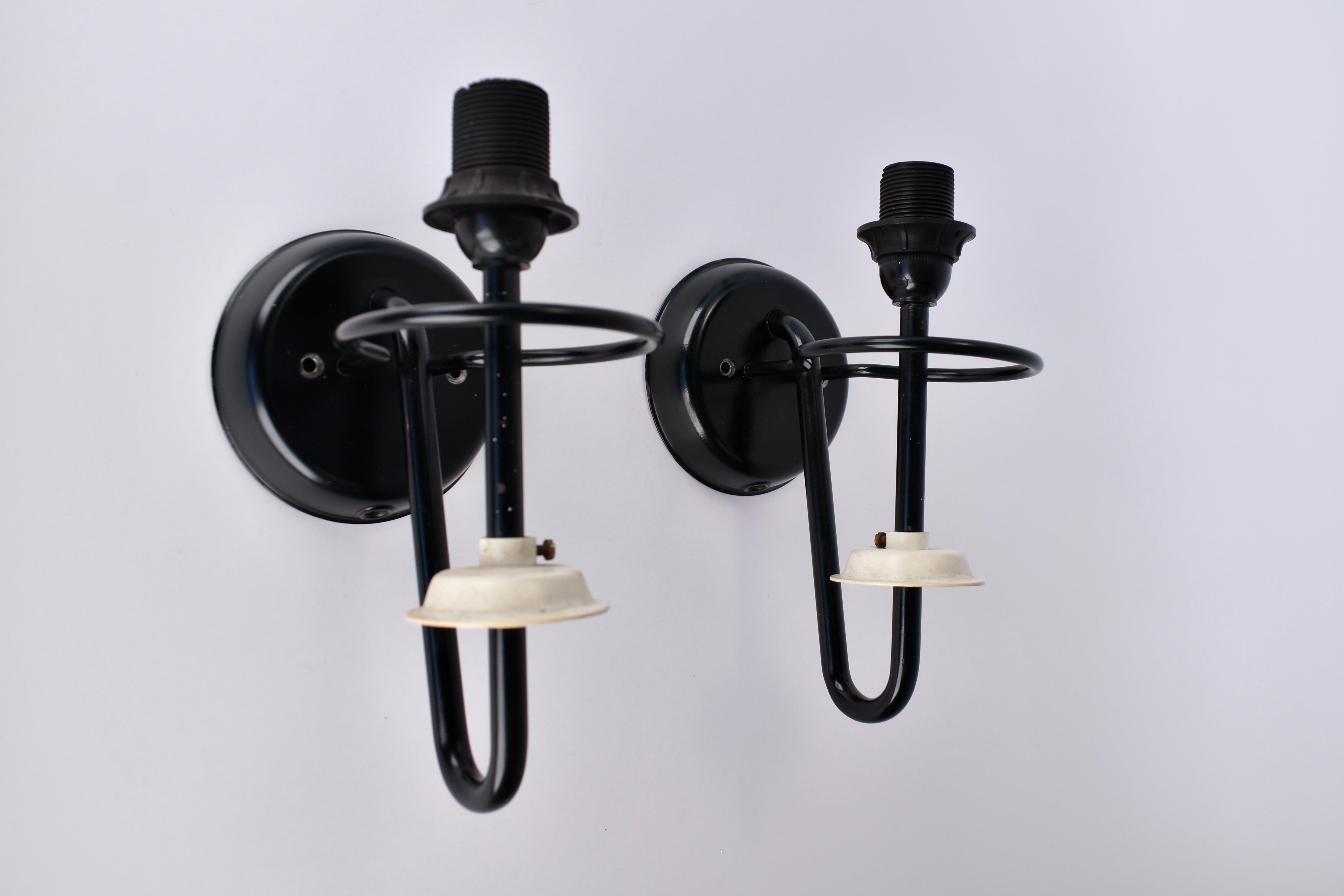 Apliques de cristal modernistas C-1556 by Raak, Años 50 en venta 8