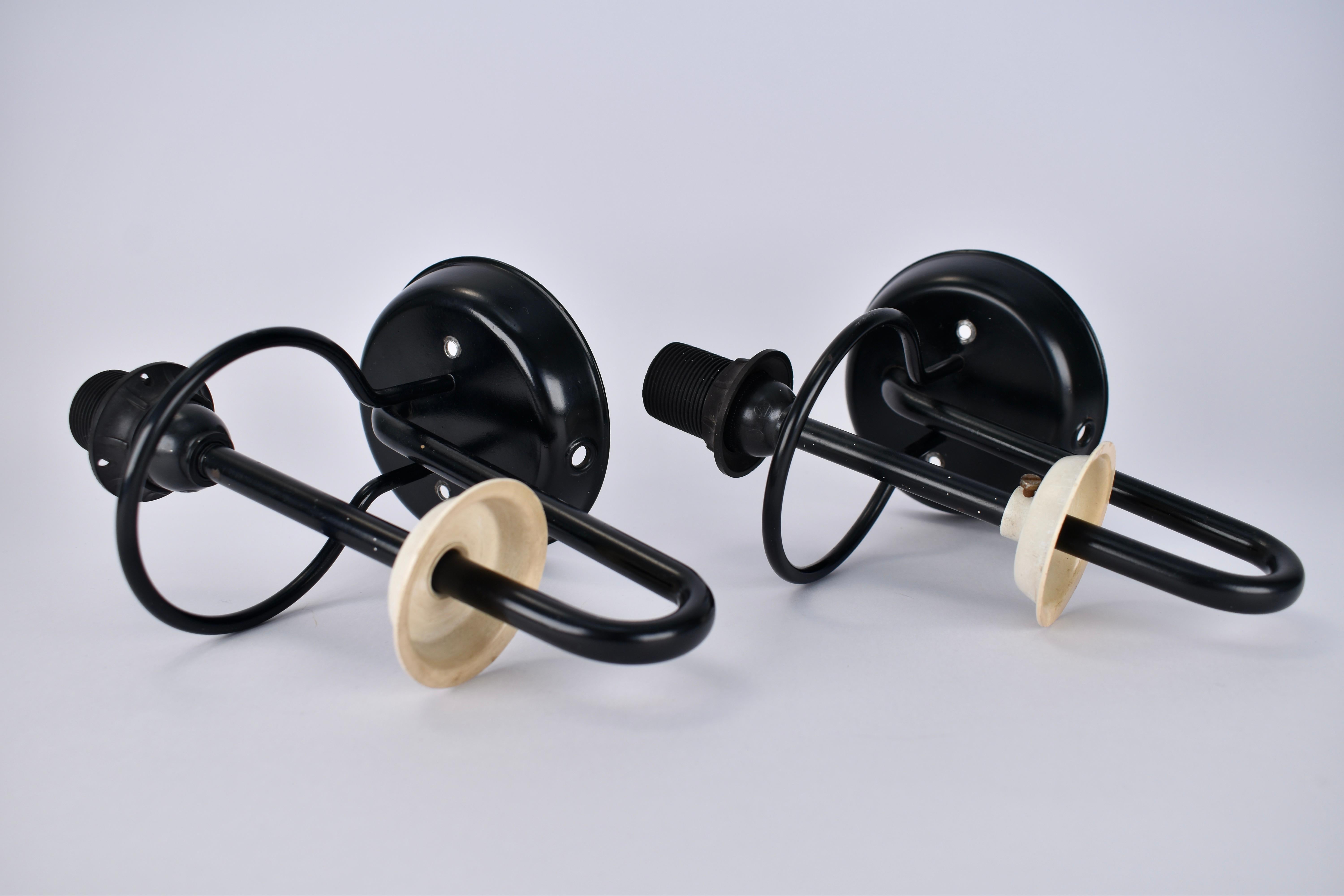 Apliques de cristal modernistas C-1556 by Raak, Años 50 en venta 2