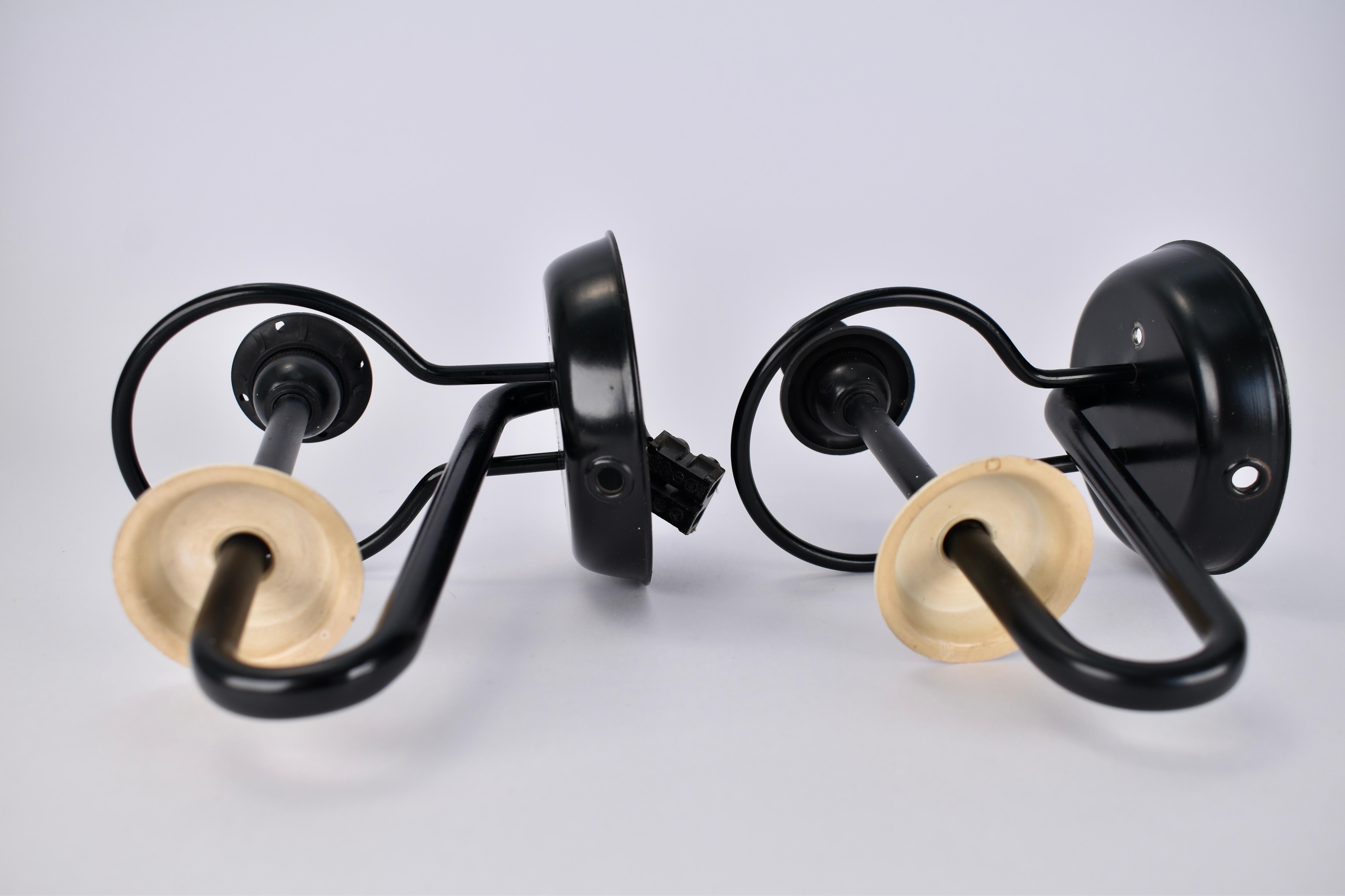 Apliques de cristal modernistas C-1556 by Raak, Años 50 en venta 4